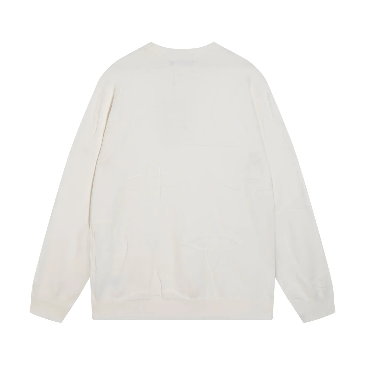 Monogram Debossed Wool Crew-Neck Sweater D20023352 — view 2