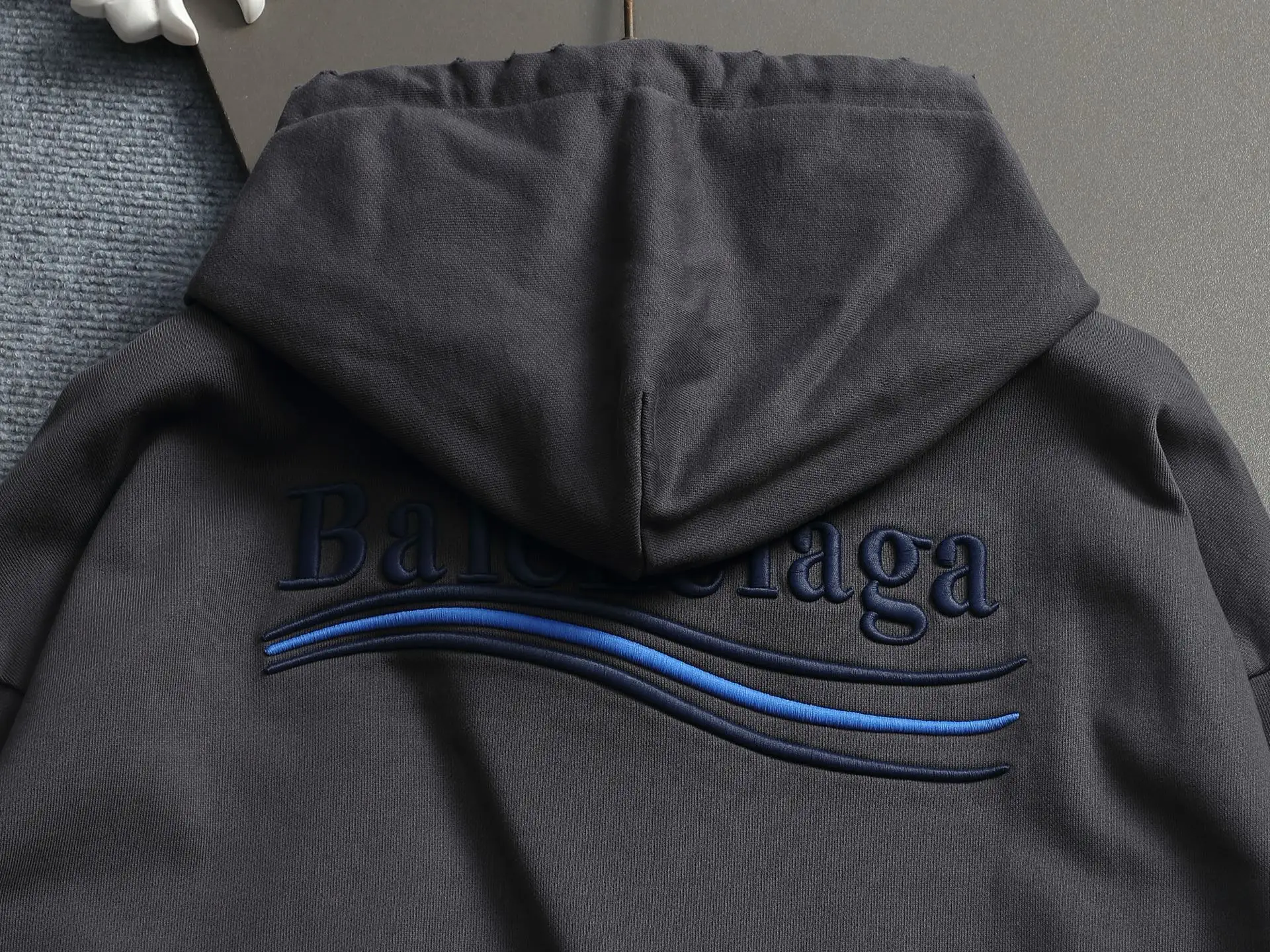 Political Campaign Logo Distressed Hoodie D20023320 — view 11