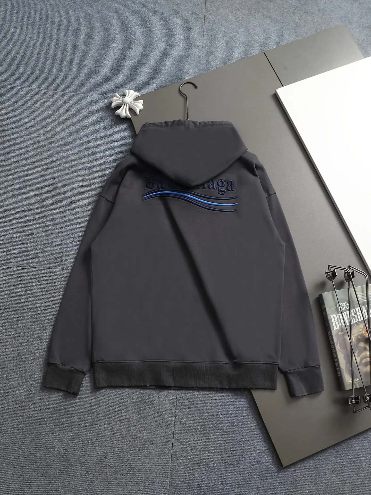 Political Campaign Logo Distressed Hoodie D20023320 — view 12