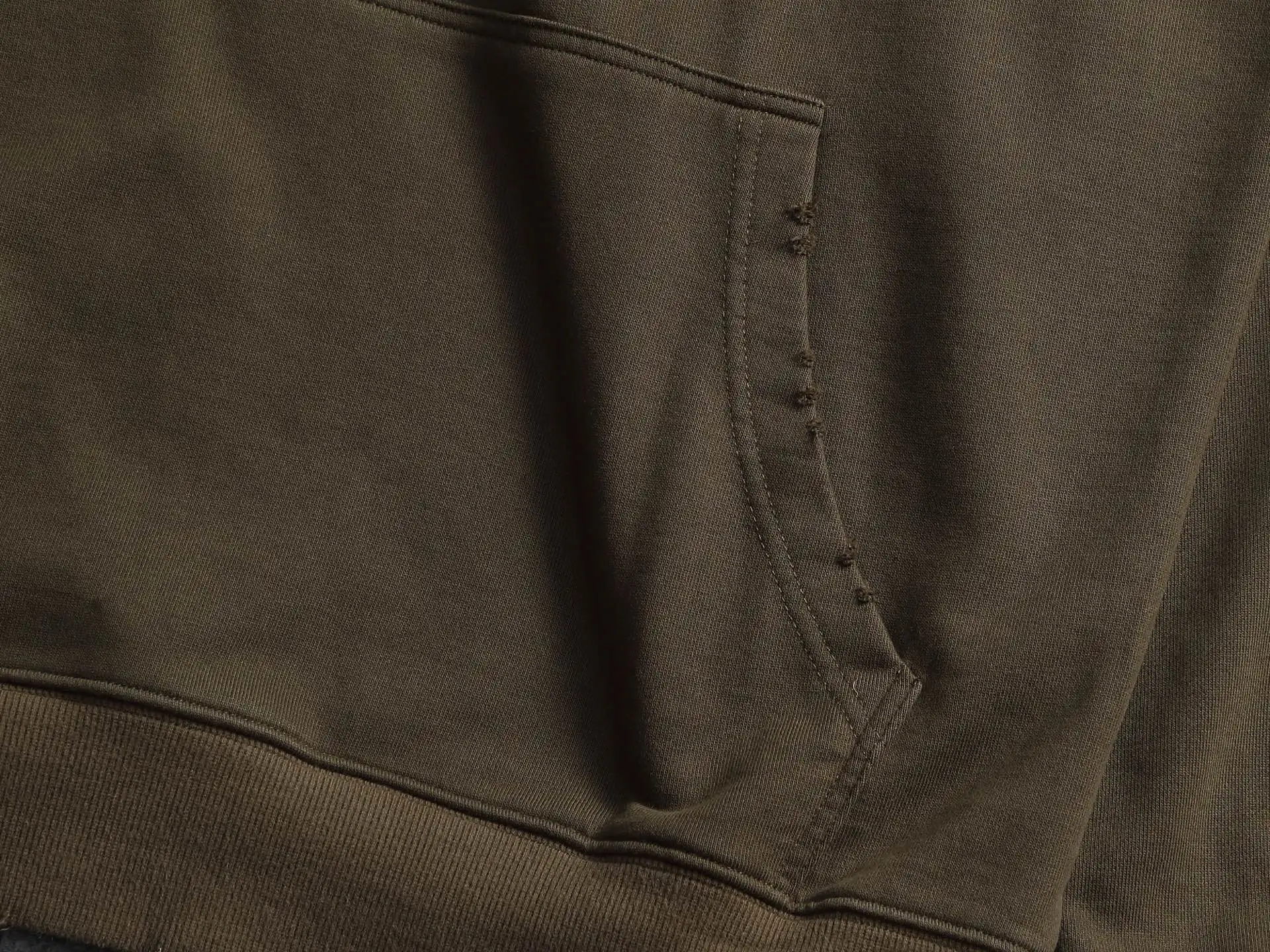 Distressed Logo Embroidery Oversized Hoodie D20023319 — view 4