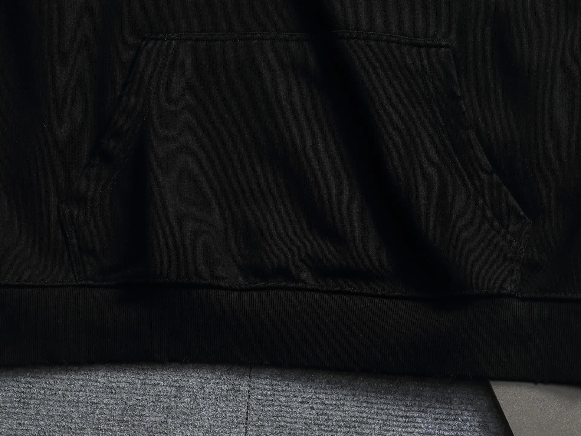 Logo-Embroidered Distressed Cotton Hoodie D20023318 — view 3