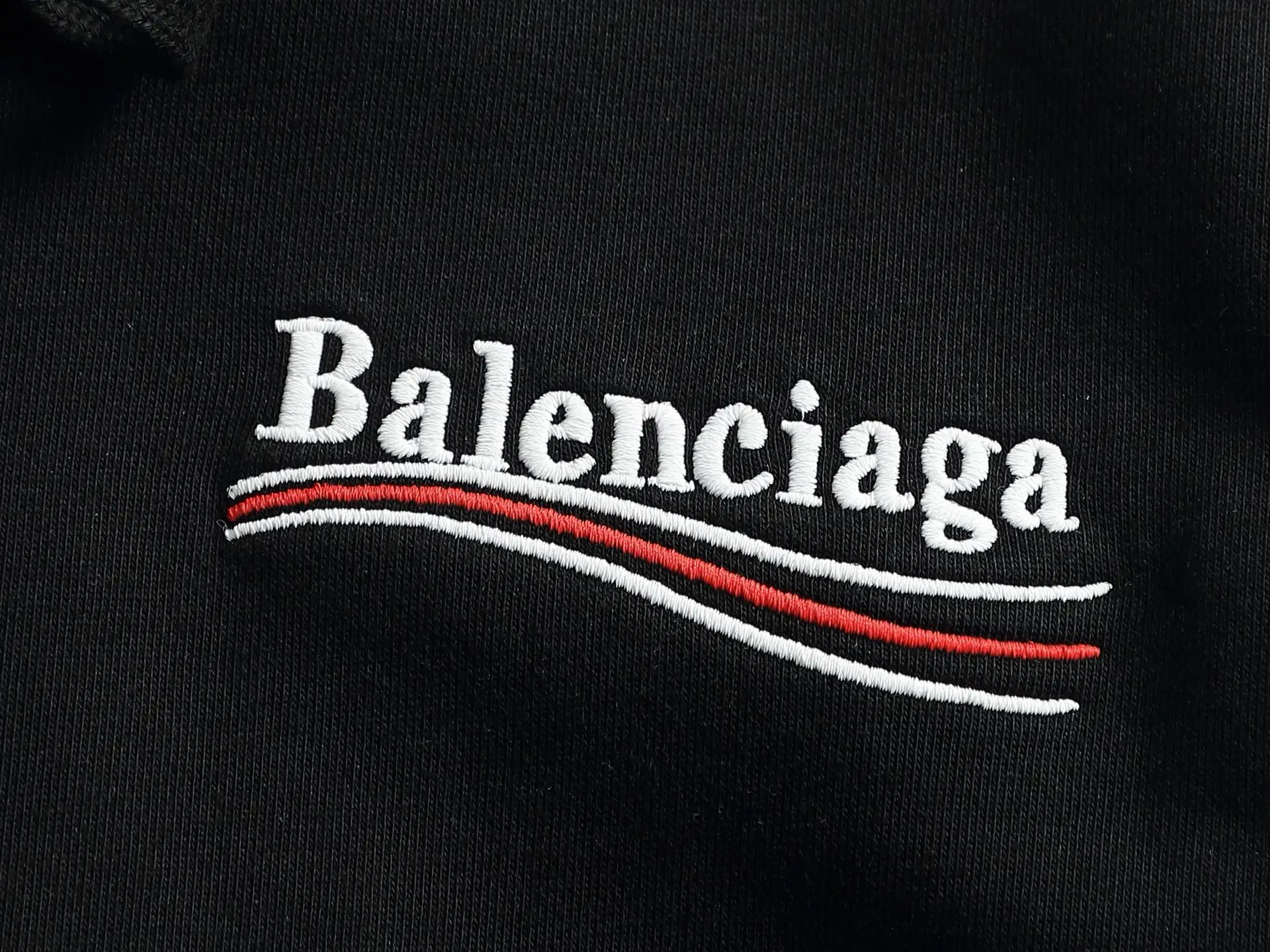 Logo-Embroidered Distressed Cotton Hoodie D20023318 — view 6