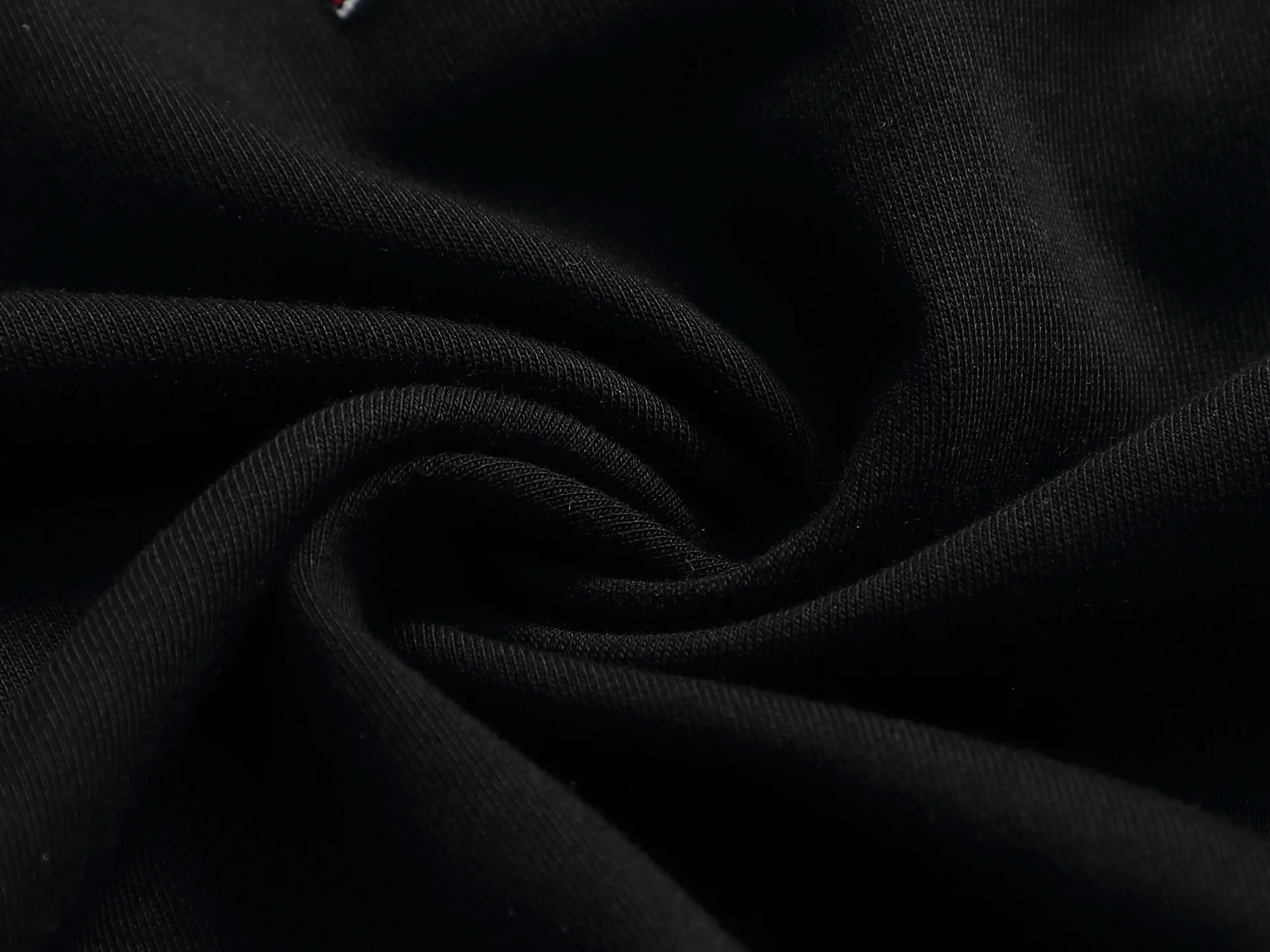 Logo-Embroidered Distressed Cotton Hoodie D20023318 — view 9