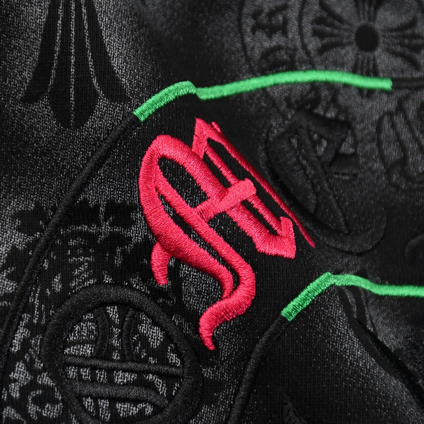 Embroidered Logo Cotton-Blend Hoodie D20021638 — view 6