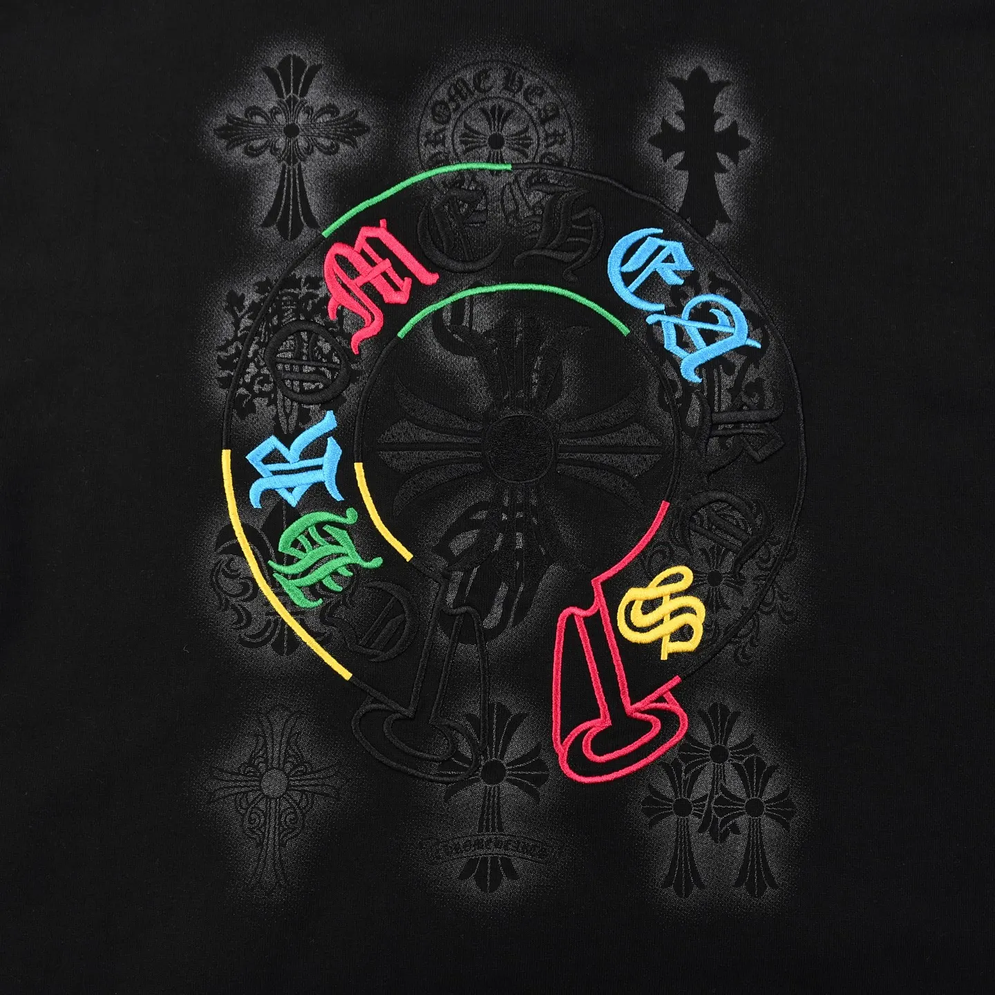Embroidered Logo Cotton-Blend Hoodie D20021638 — view 7