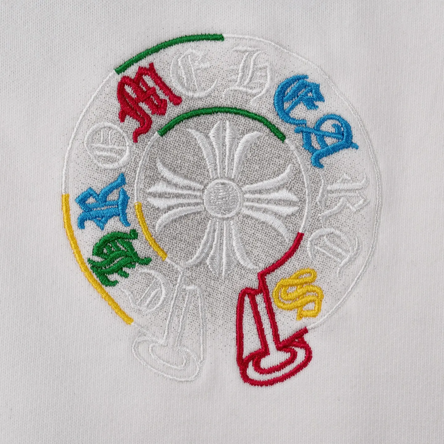 Embroidered Logo Cotton-Blend Hoodie D20021637 — view 4