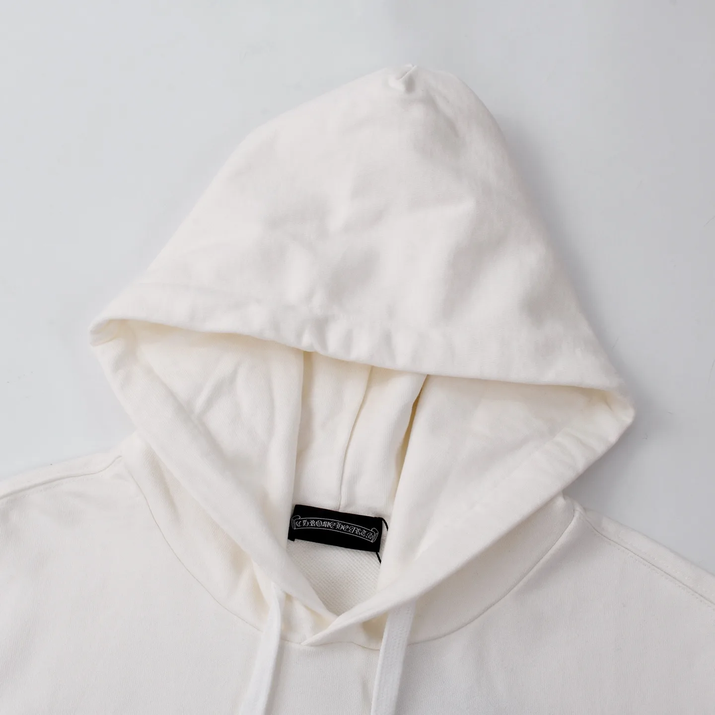 Embroidered Logo Cotton-Blend Hoodie D20021637 — view 5