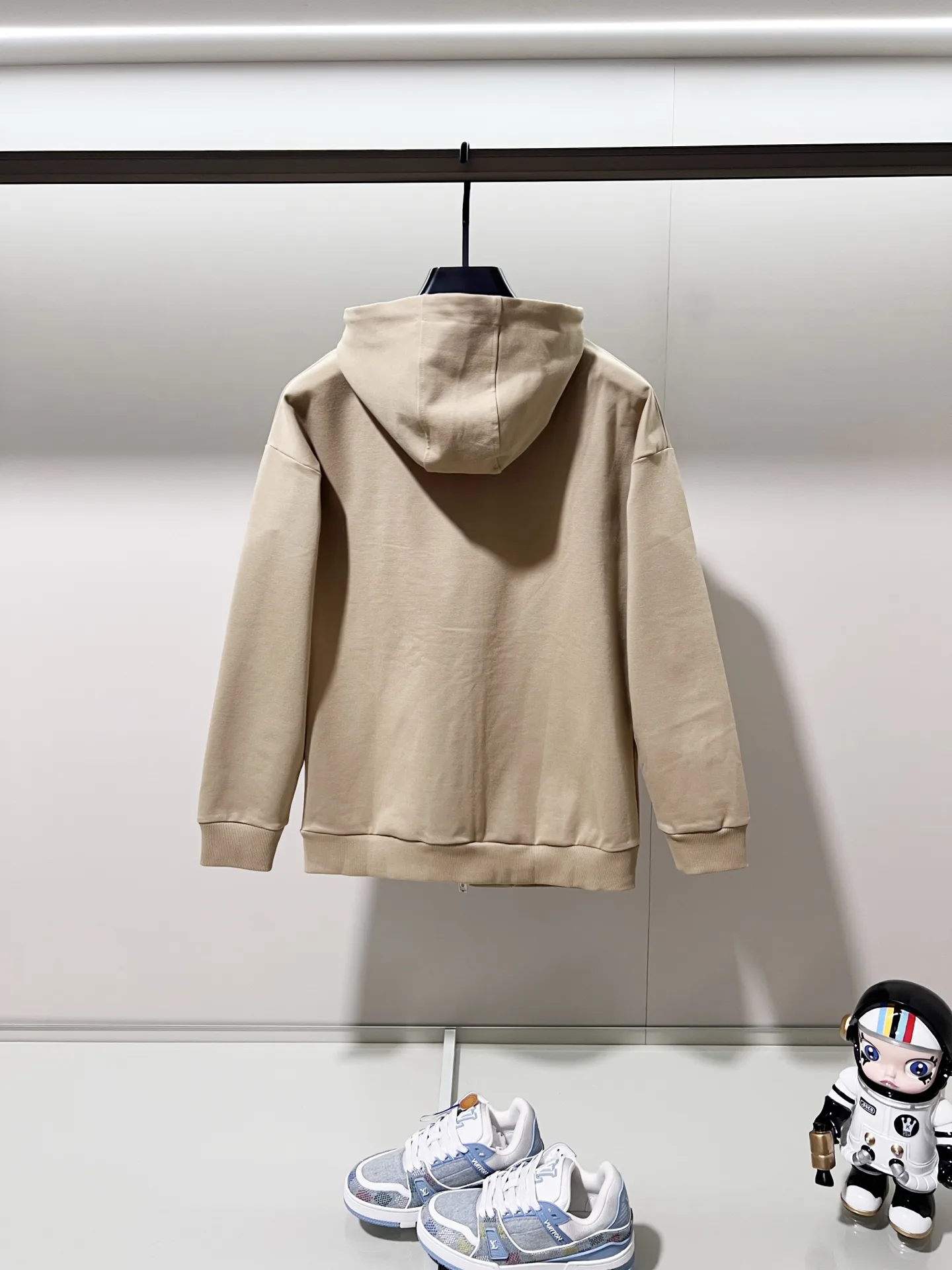 Check Patch Logo Zip-Up Hoodie D20021348 — view 2