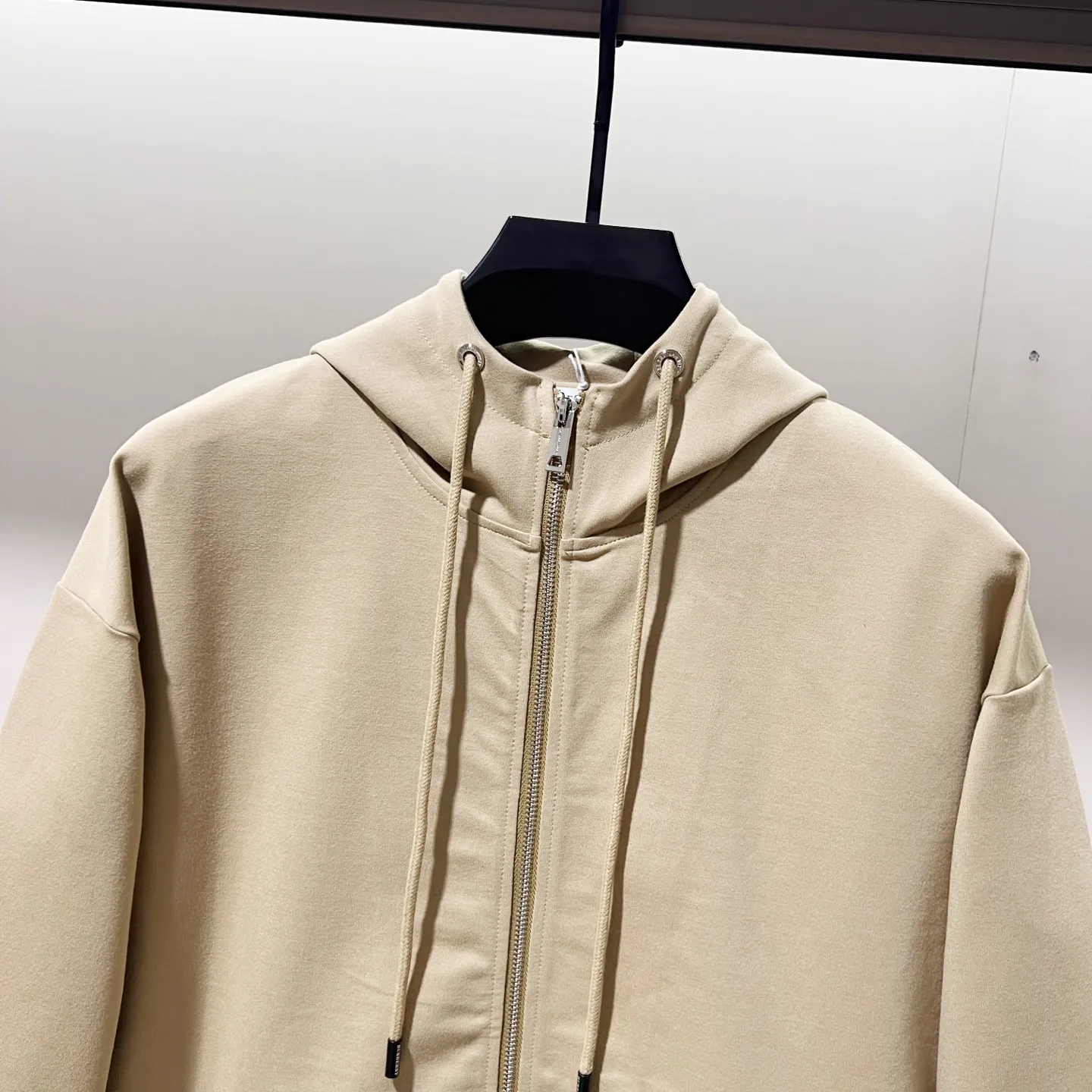 Check Patch Logo Zip-Up Hoodie D20021348 — view 4