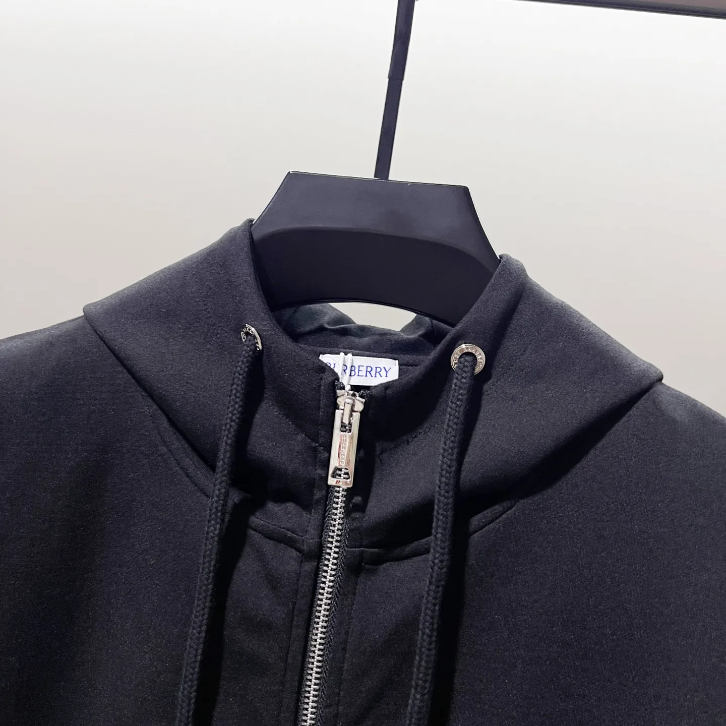 Check Logo Patch Zip-Up Hoodie D20021349 — view 3