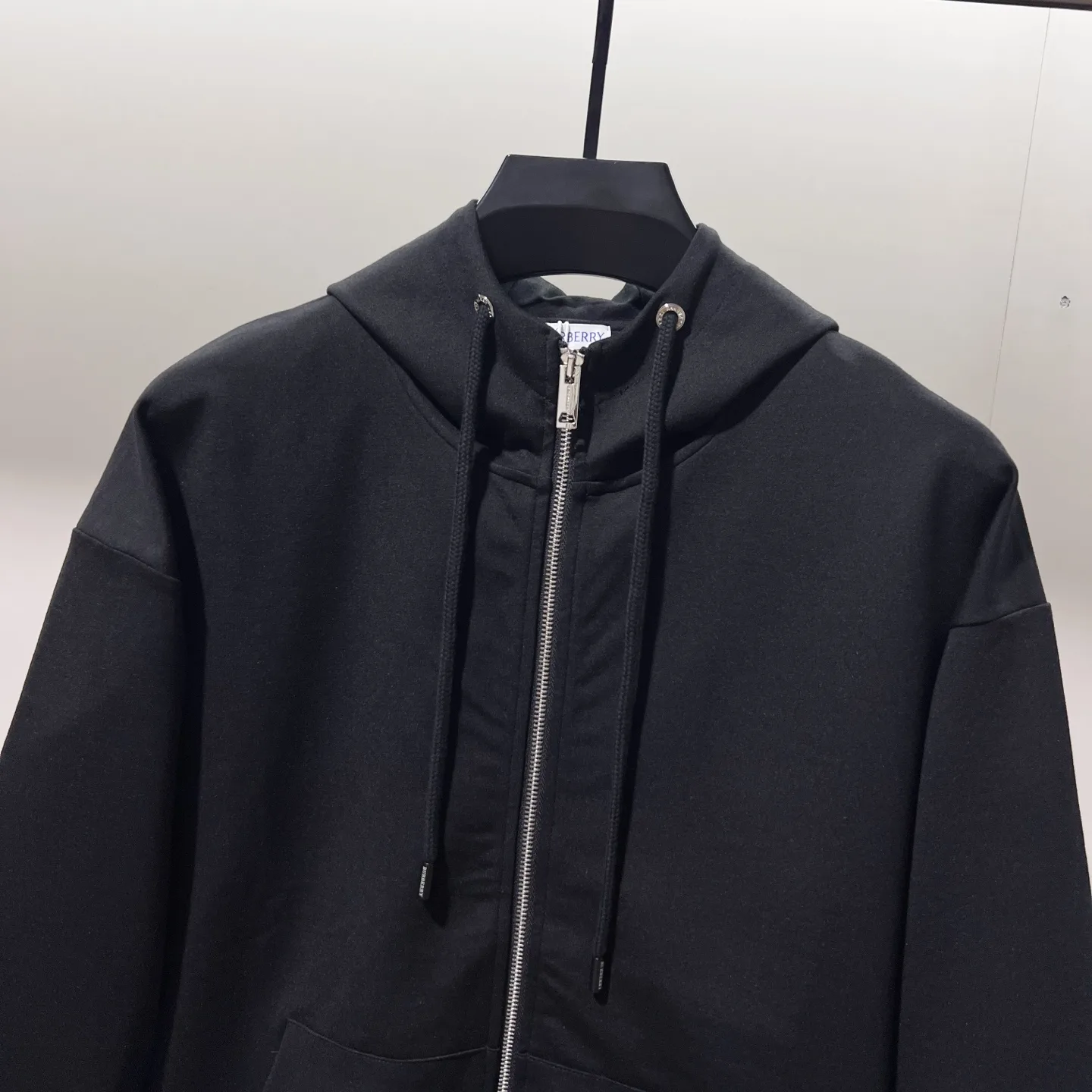 Check Logo Patch Zip-Up Hoodie D20021349 — view 4