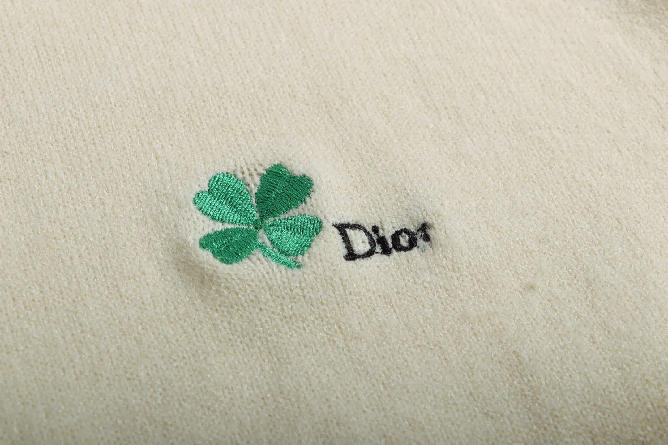 Clover Embroidery Logo Wool Sweater D20023361 — view 6