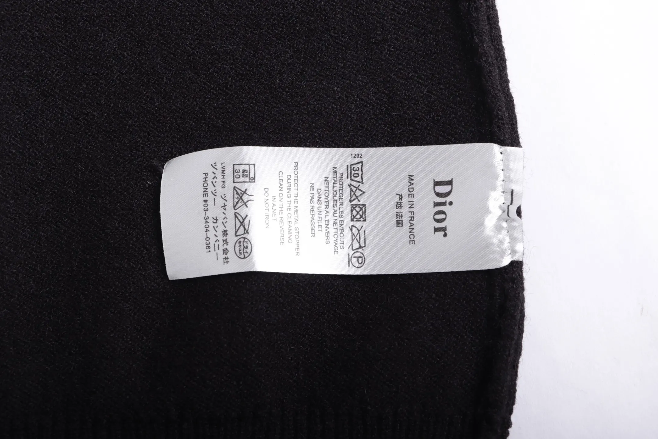 Logo Embroidery Wool Crew-Neck Sweater D20023358 — view 6