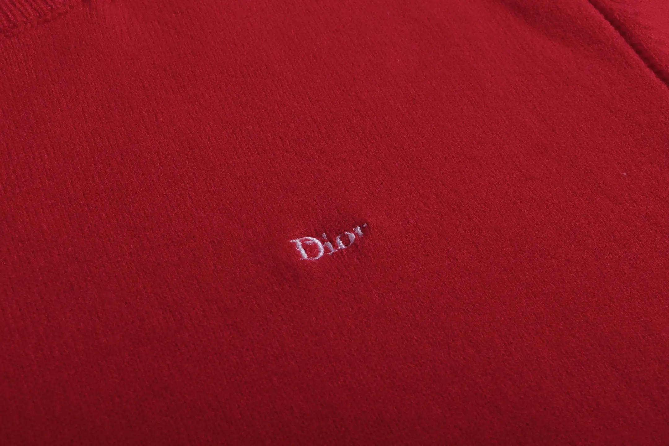 Logo Embroidered Wool Crew-Neck Sweater D20023359 — view 3