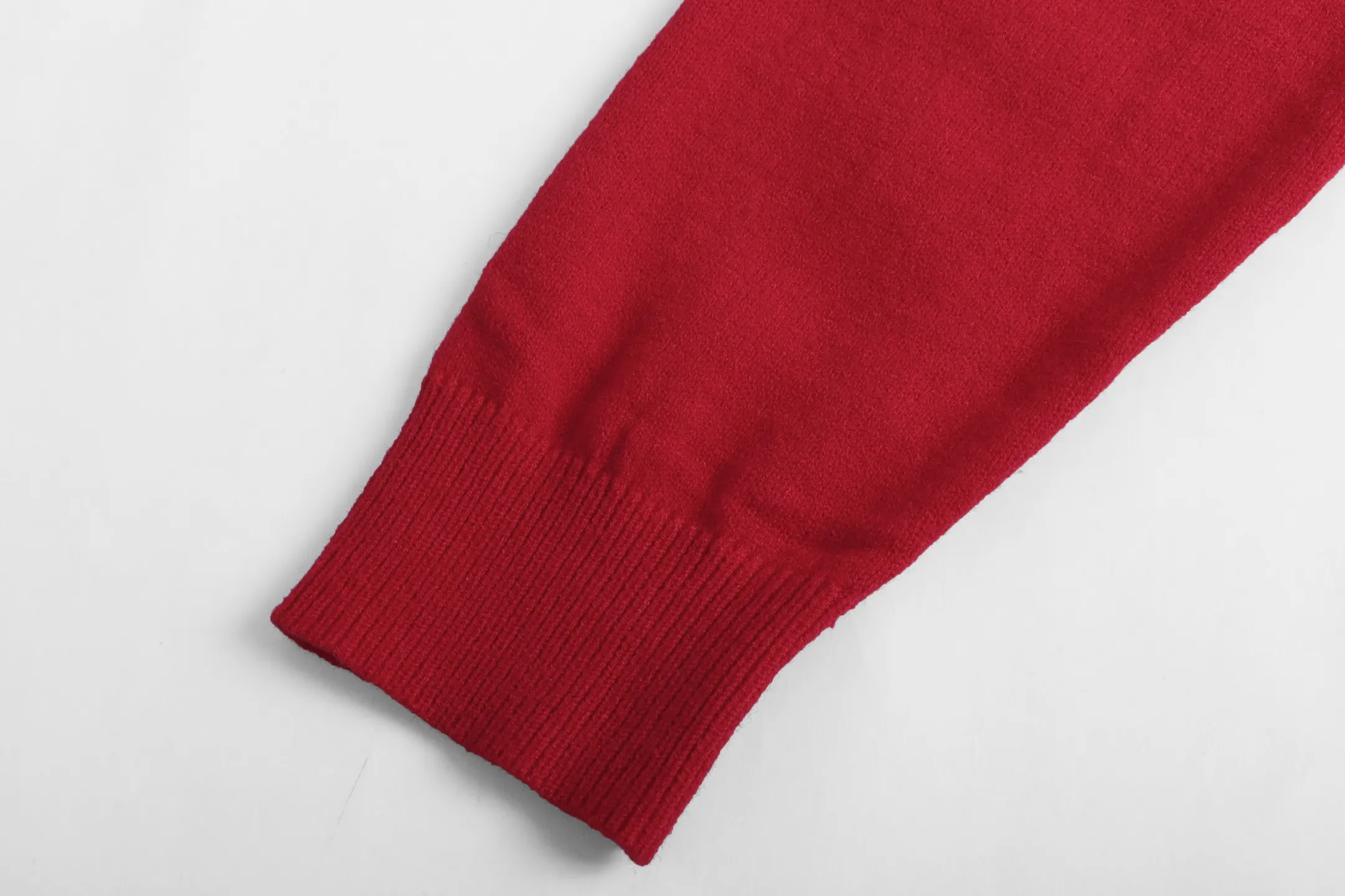 Logo Embroidered Wool Crew-Neck Sweater D20023359 — view 7