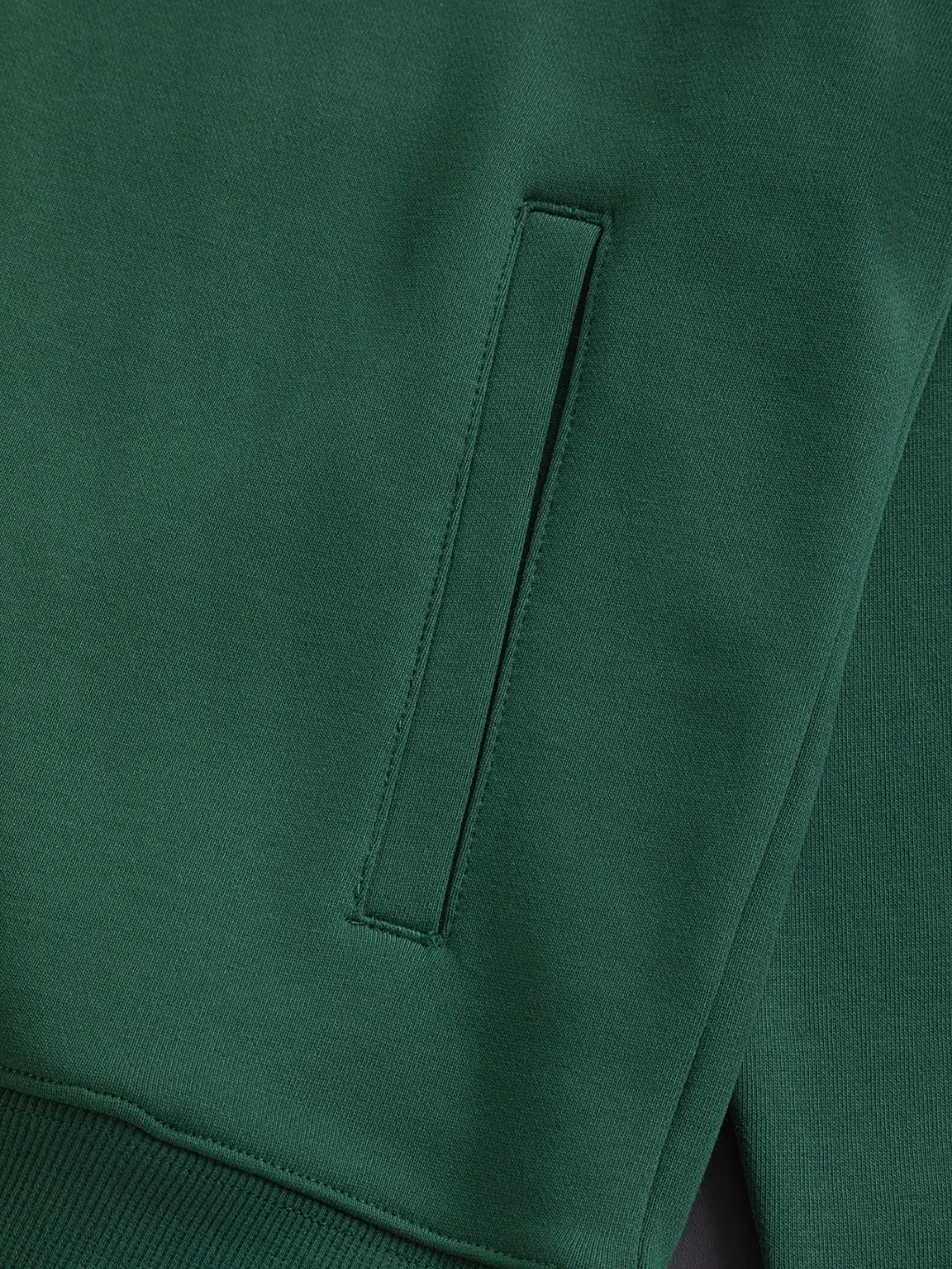 Logo-Embroidered Quarter-Zip Cotton Sweatshirt D20024130 — view 9