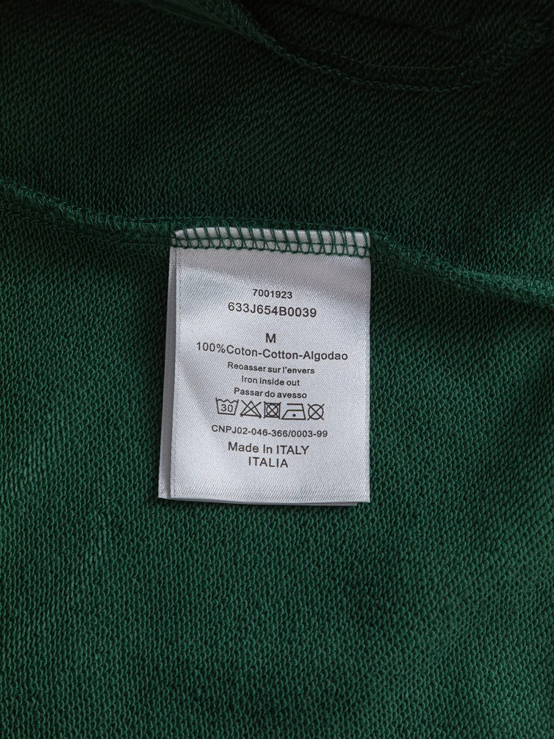 Logo-Embroidered Quarter-Zip Cotton Sweatshirt D20024130 — view 13