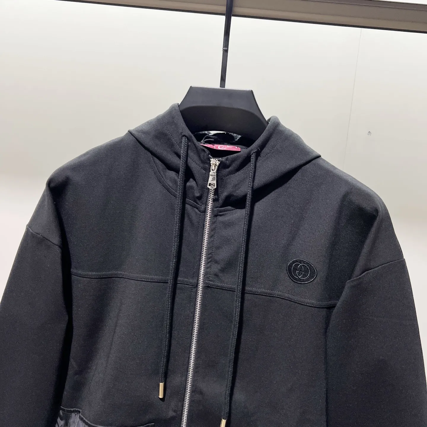 Web-Stripe Zip-Up Hooded Jacket D20021374 — view 4