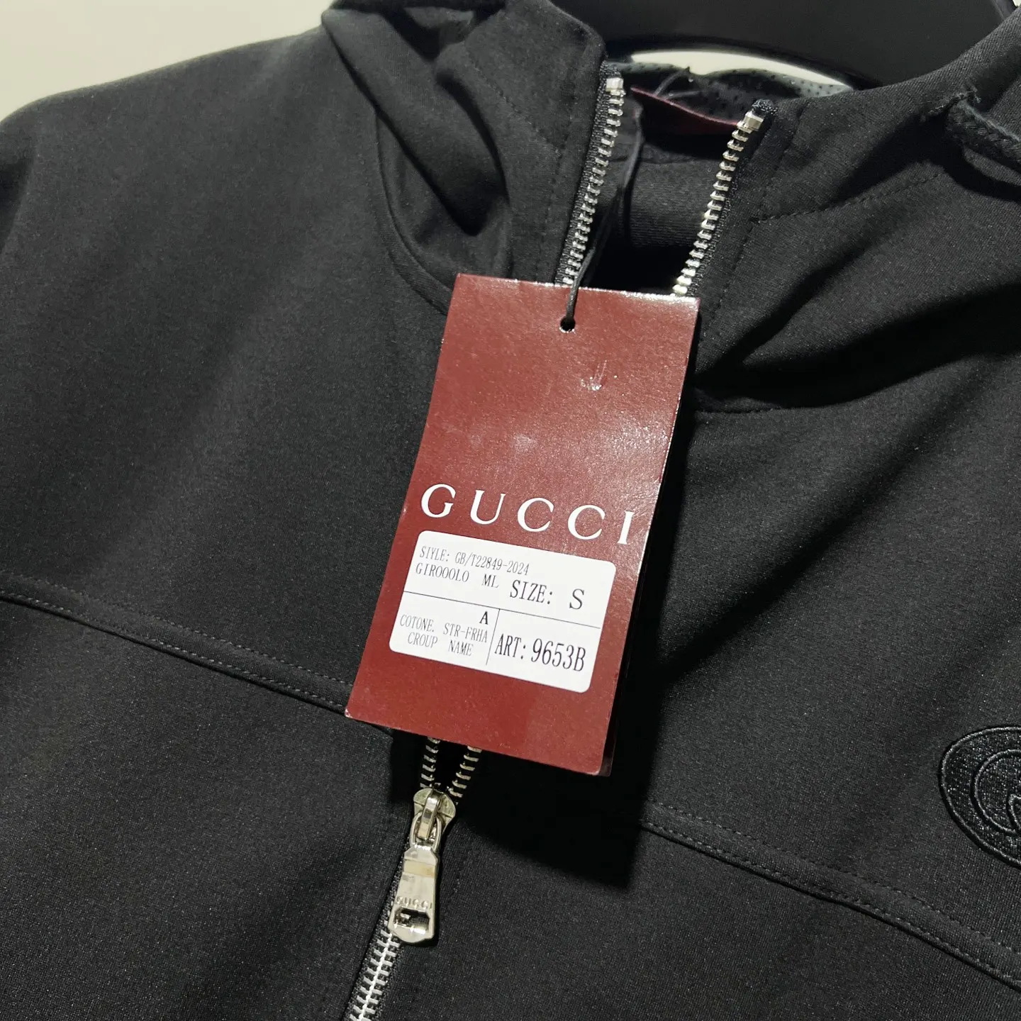 Web-Stripe Zip-Up Hooded Jacket D20021374 — view 5