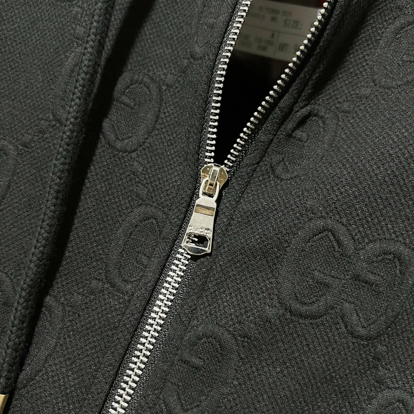 Web-Stripe GG Monogram Zip-Up Hoodie D20021370 — view 6