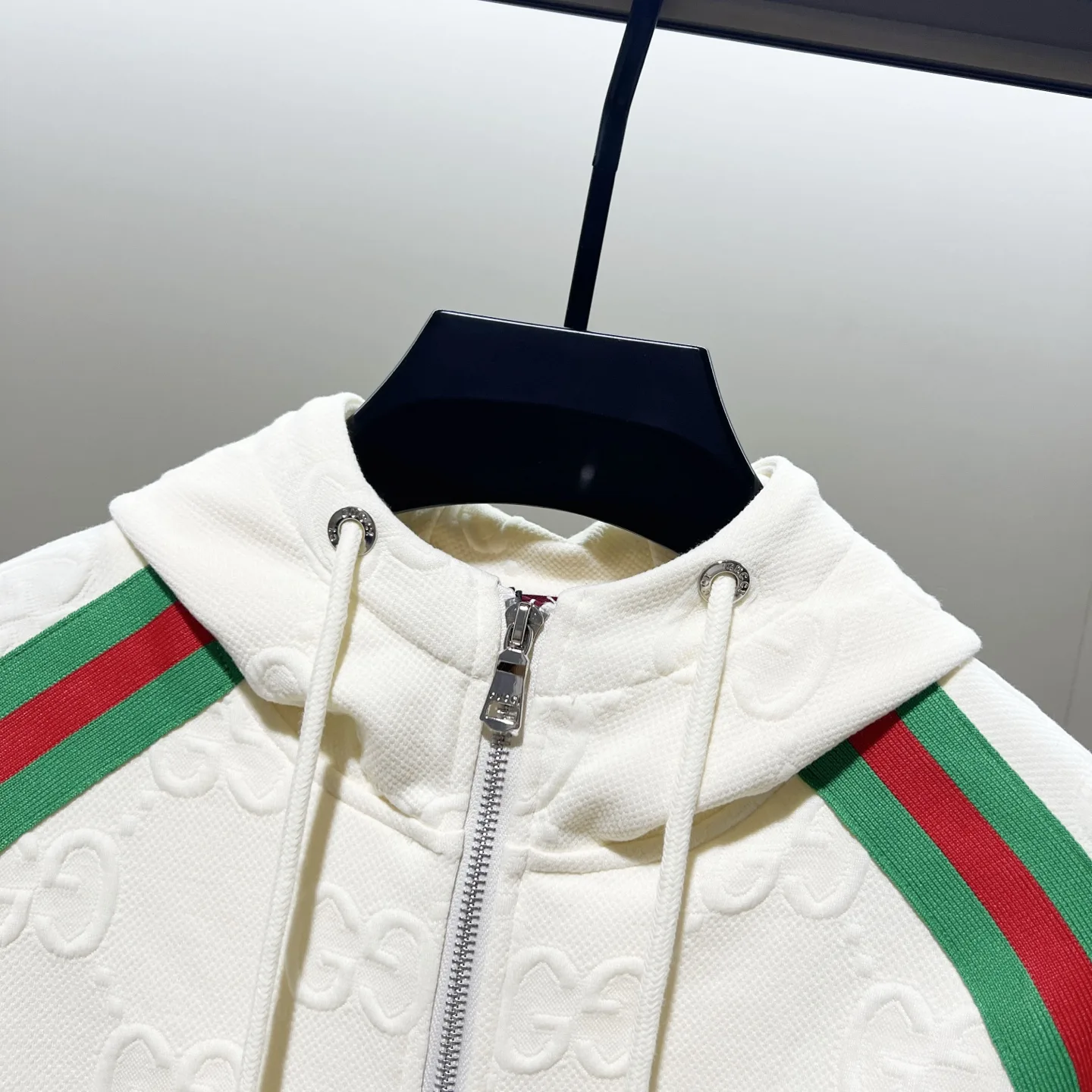 GG Monogram Web-Stripe Zip-Up Hoodie D20021369 — view 3
