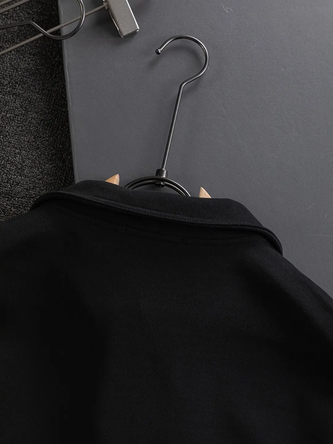 Logo-Embroidered Half-Zip Cotton Sweatshirt D20024127 — view 7