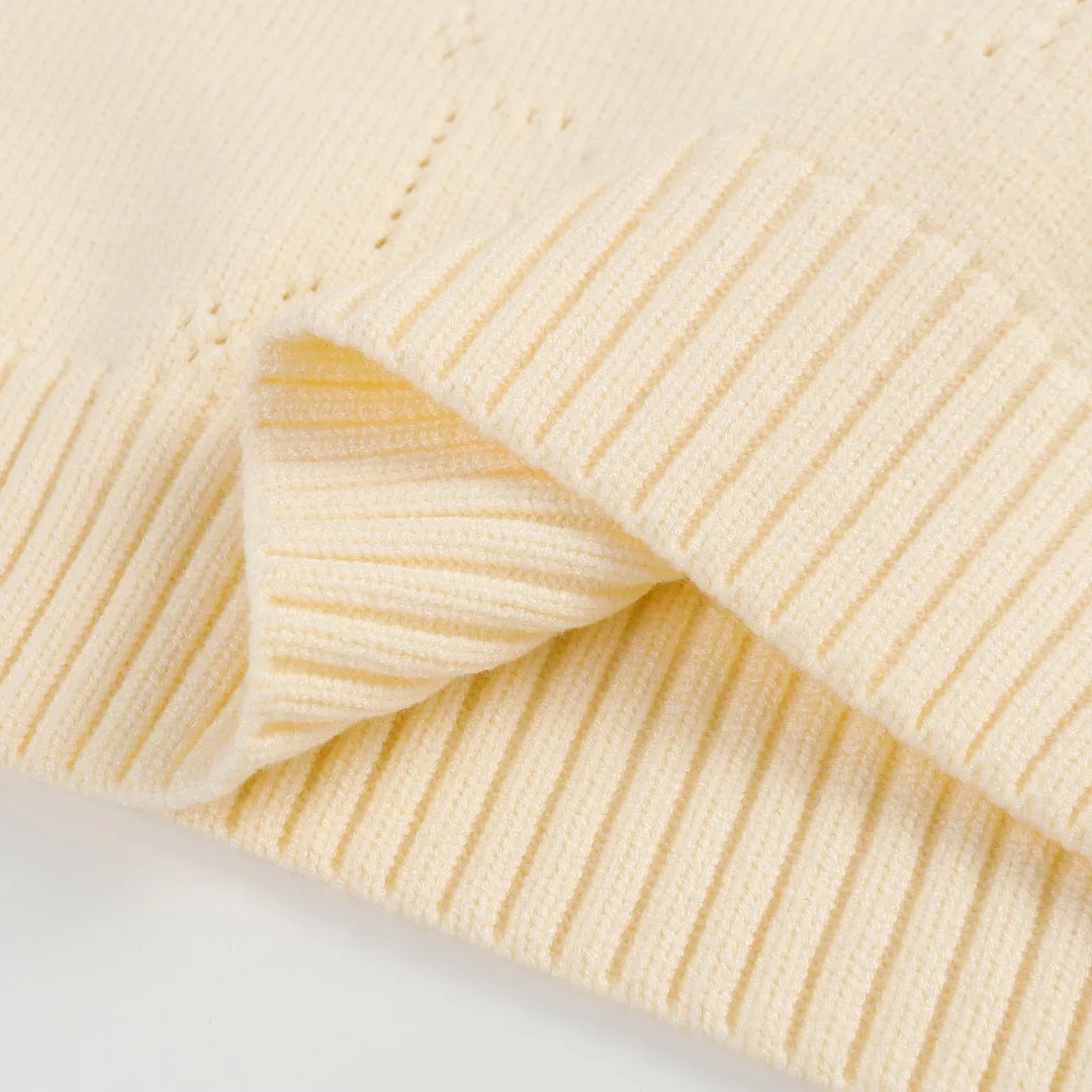 GG Perforated Knit Crew-Neck Sweater D20023366 — view 7
