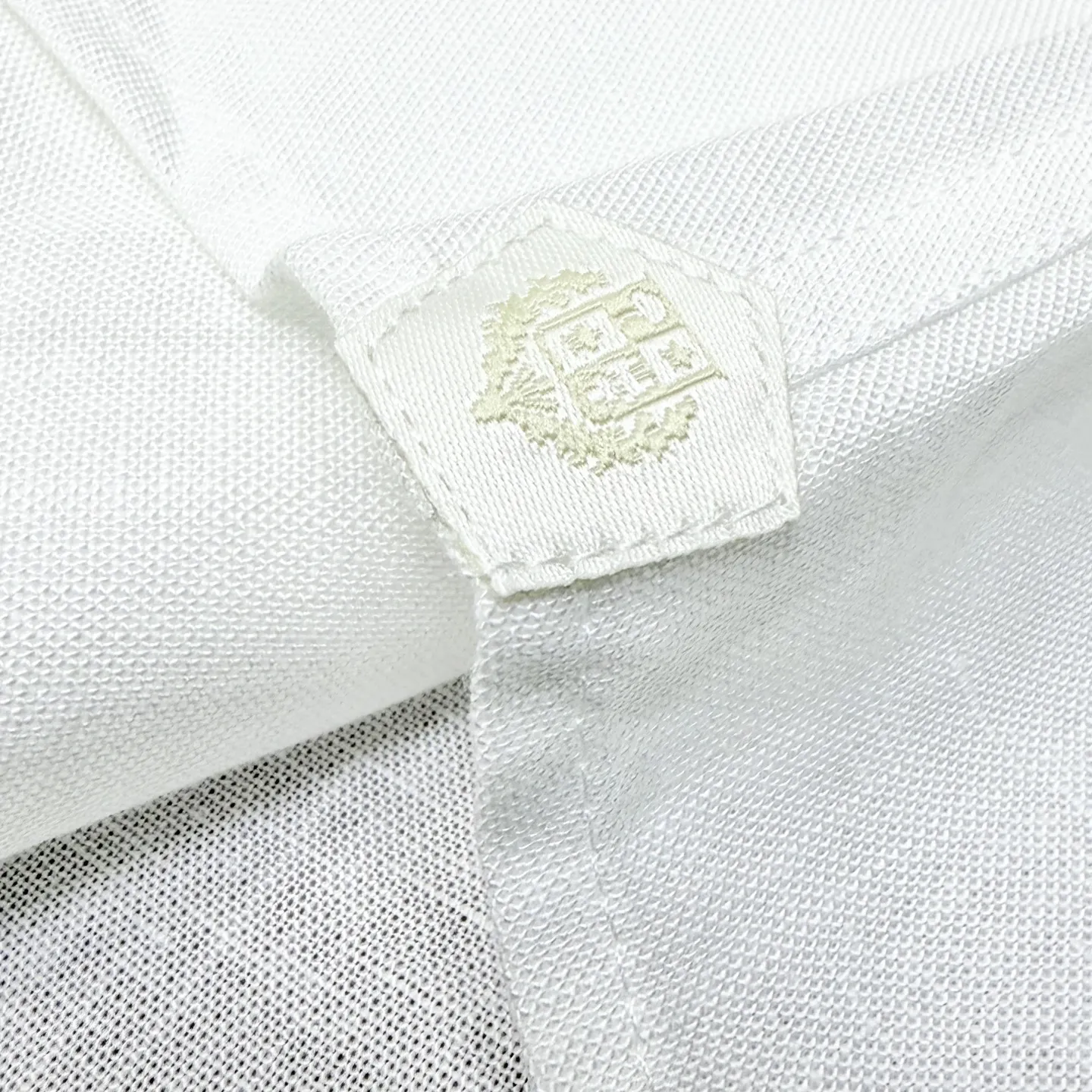 Embroidered Logo Long-Sleeve Linen Shirt D20022653 — view 5