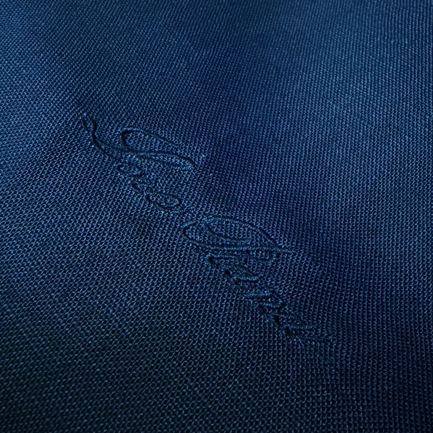 Embroidered Logo Long-Sleeve Linen Shirt D20022651 — view 4