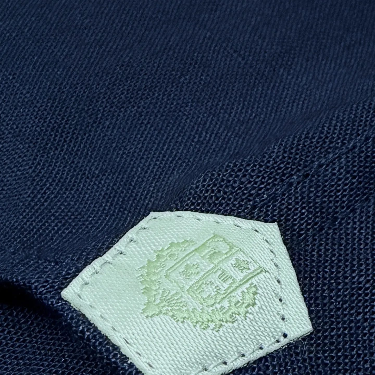 Embroidered Logo Long-Sleeve Linen Shirt D20022651 — view 7