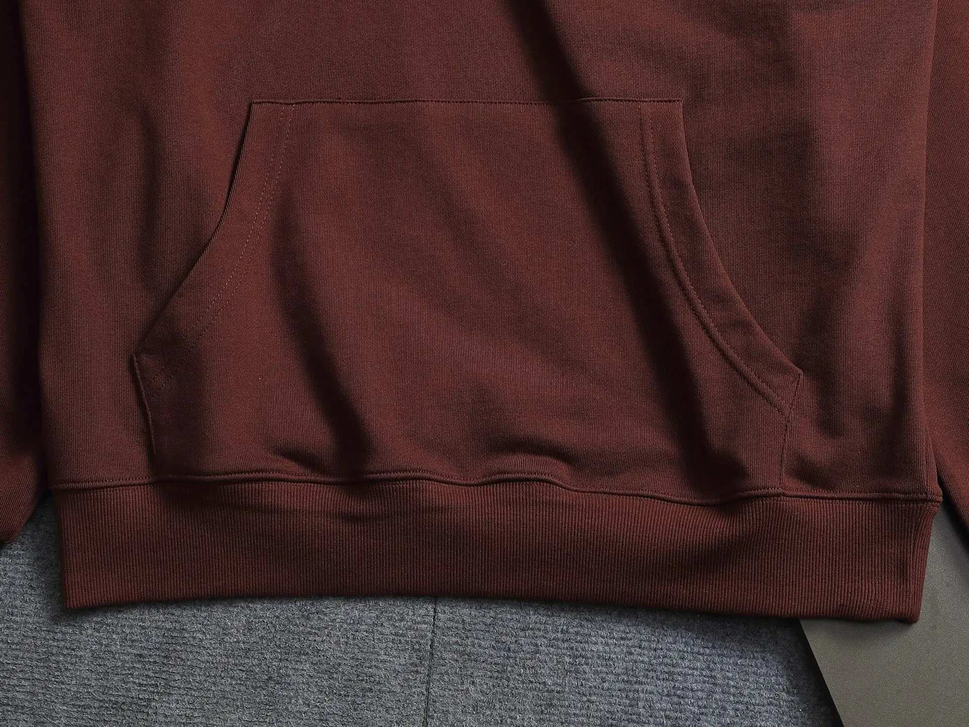 Embossed Logo Cotton-Blend Hoodie D20023311 — view 4