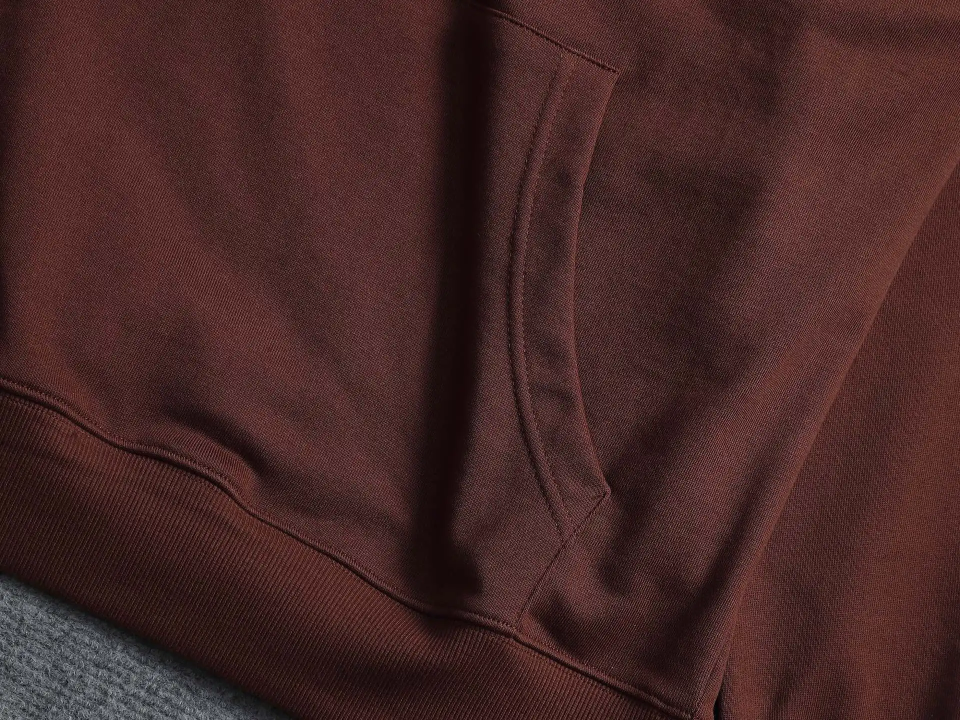 Embossed Logo Cotton-Blend Hoodie D20023311 — view 5
