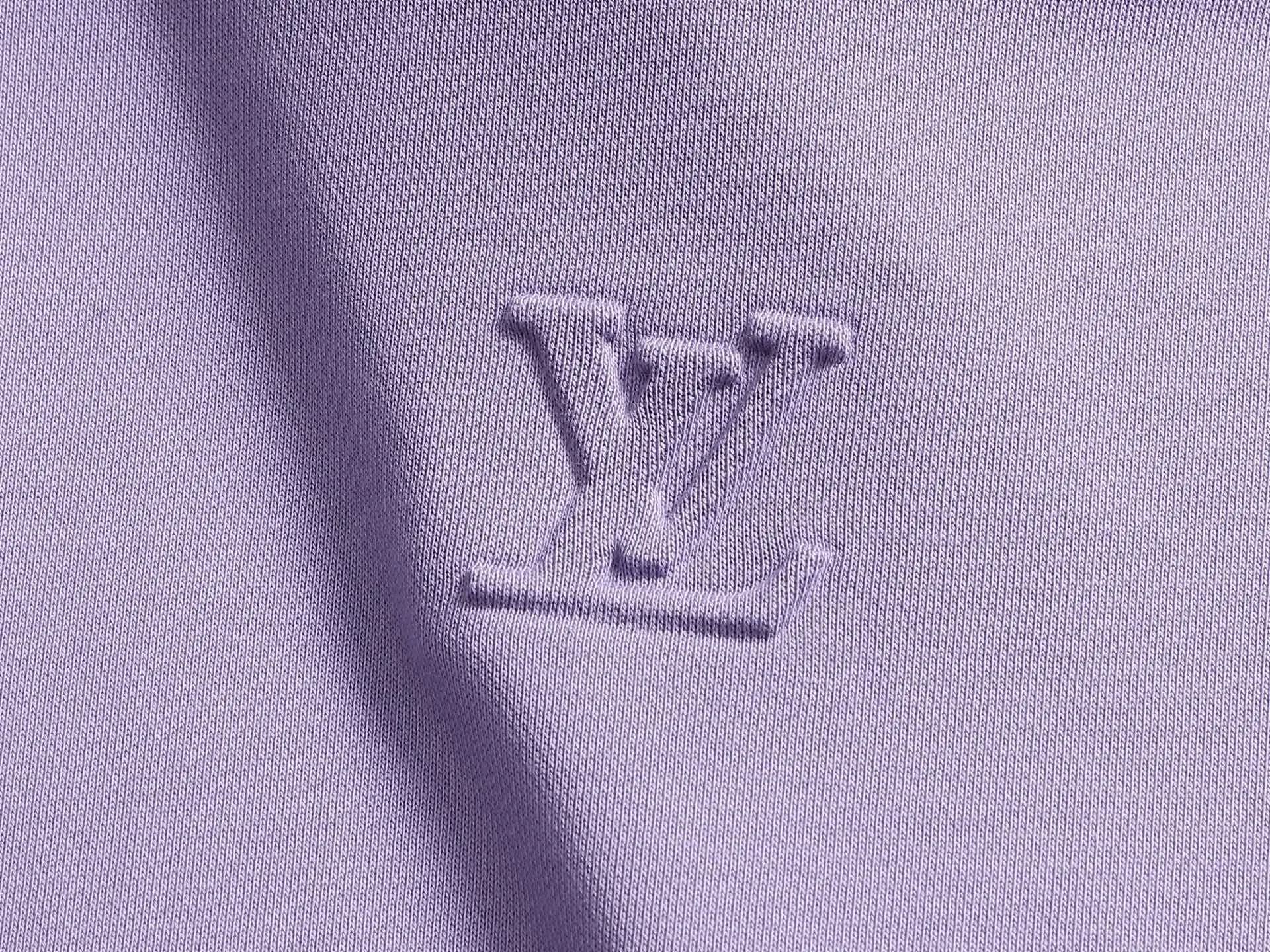 Embossed Logo Cotton-Blend Hoodie D20023310 — view 3