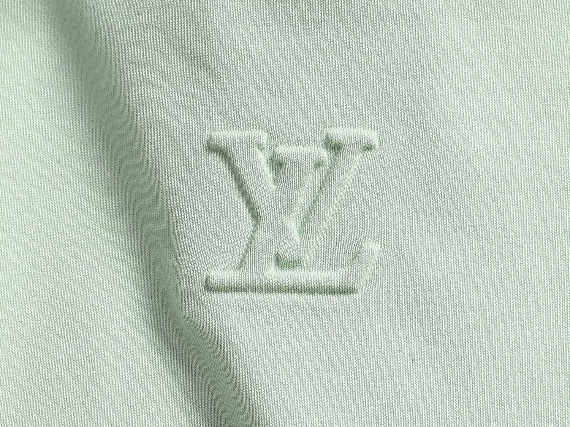 Embossed Logo Cotton-Blend Hoodie D20023309 — view 6