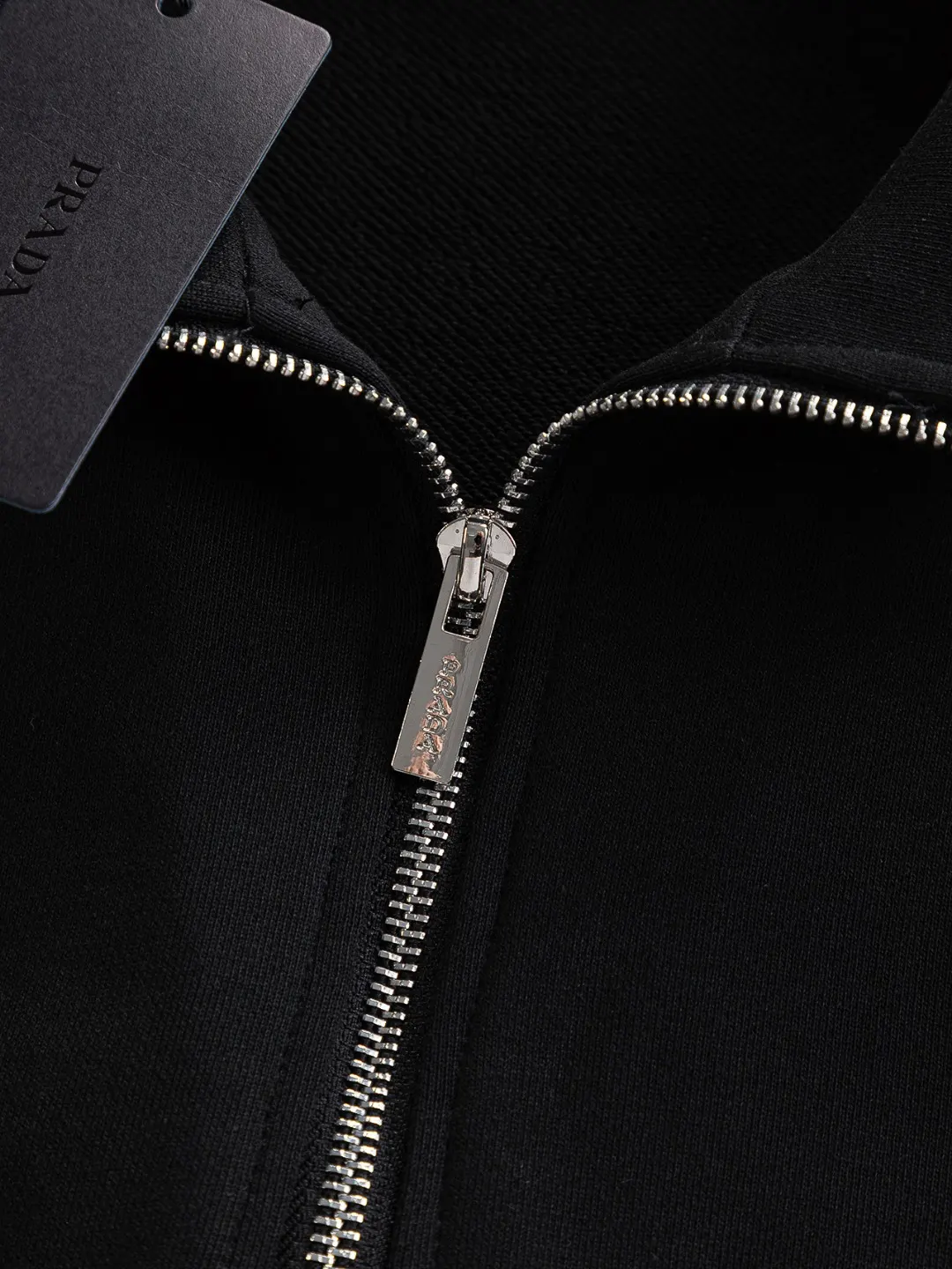 Triangle Logo Half-Zip Sweatshirt D20024125 — view 8