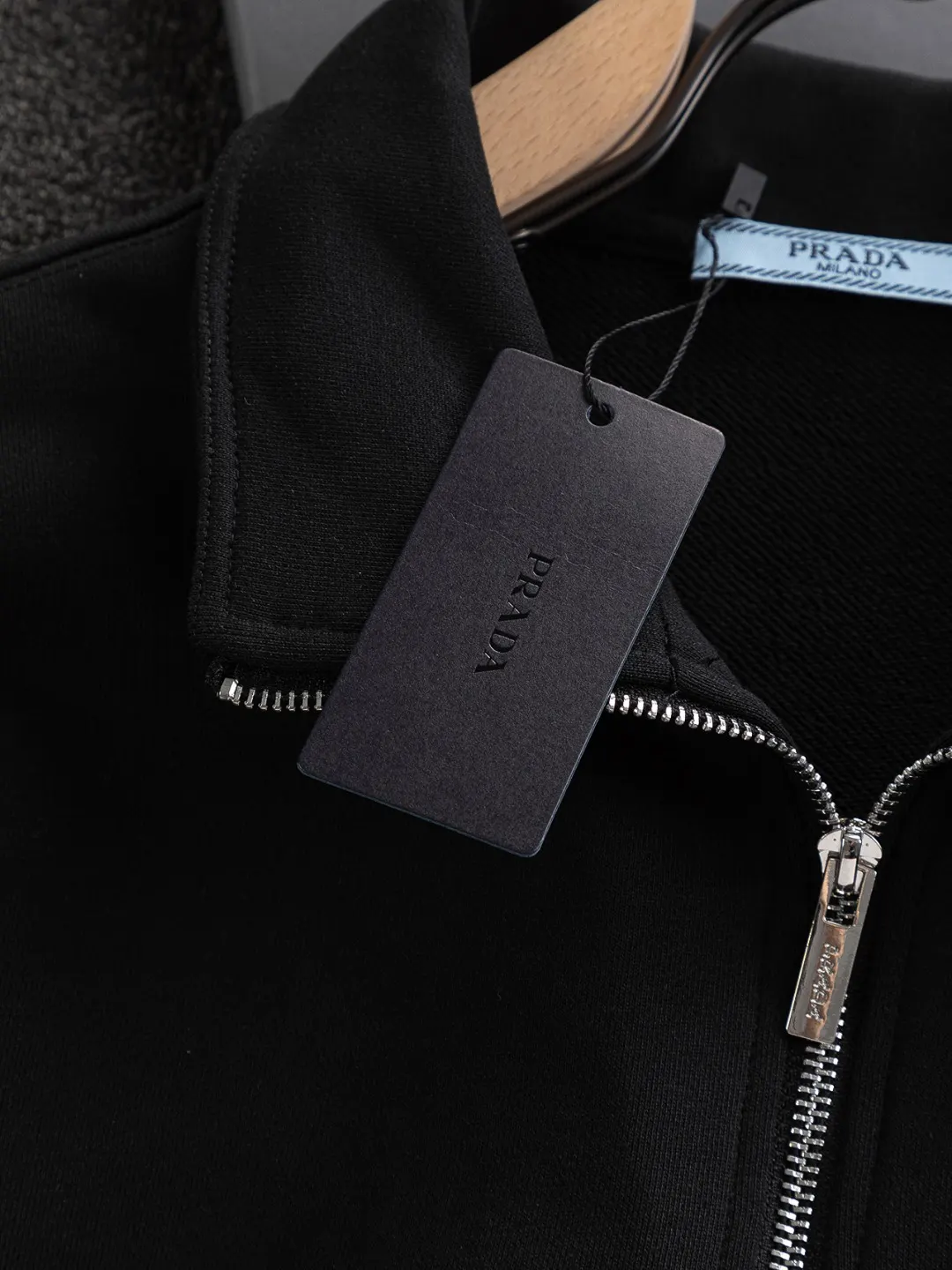 Triangle Logo Half-Zip Sweatshirt D20024125 — view 12