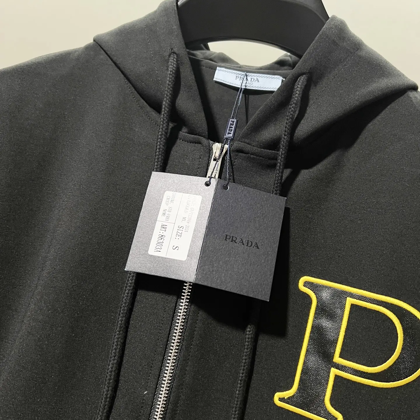 Logo-Embroidered Zip-Up Hooded Sweatshirt D20021362 — view 5