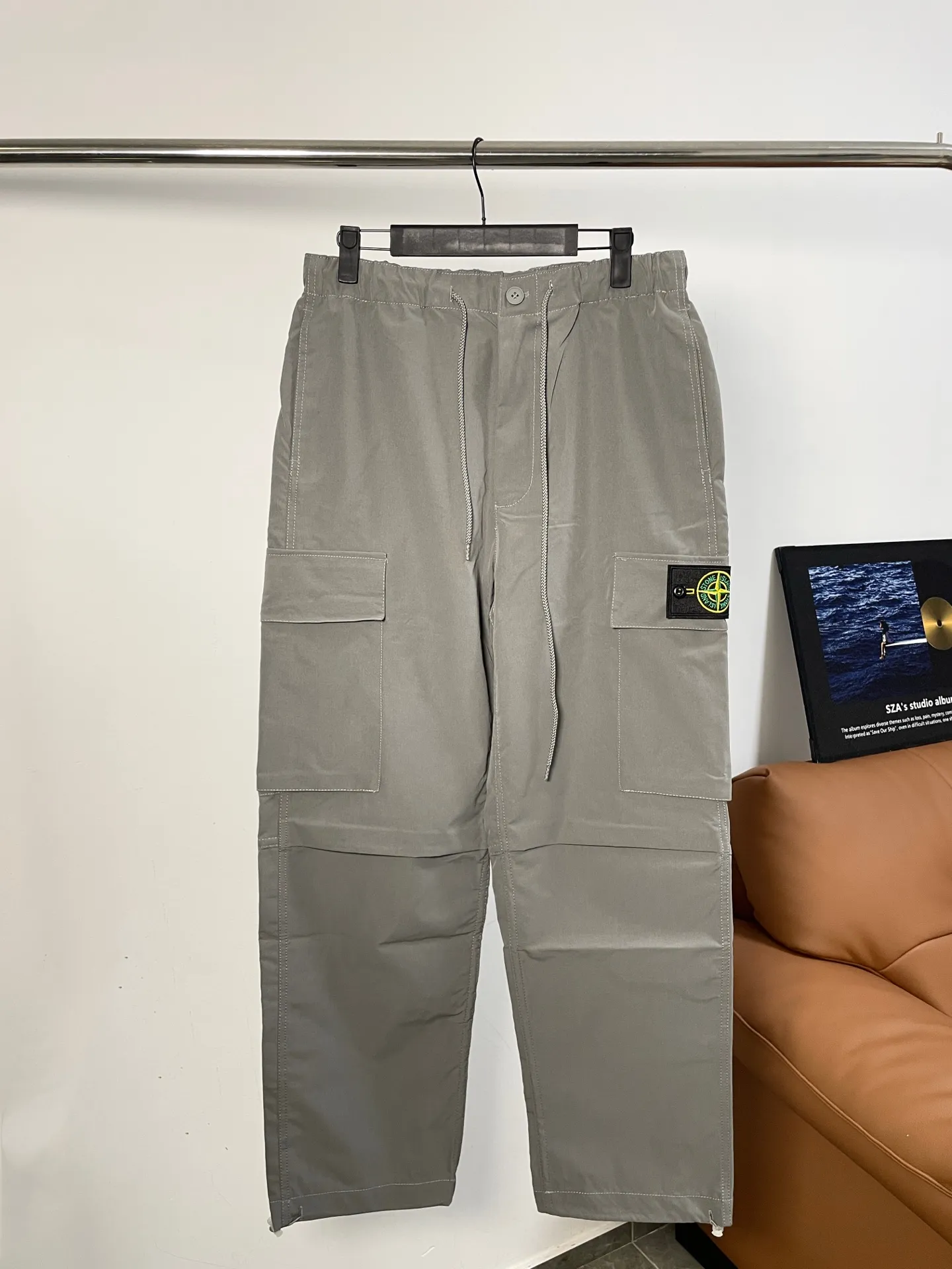 Stone Island Garment-Dyed Cargo Trousers D20021525 — view 2