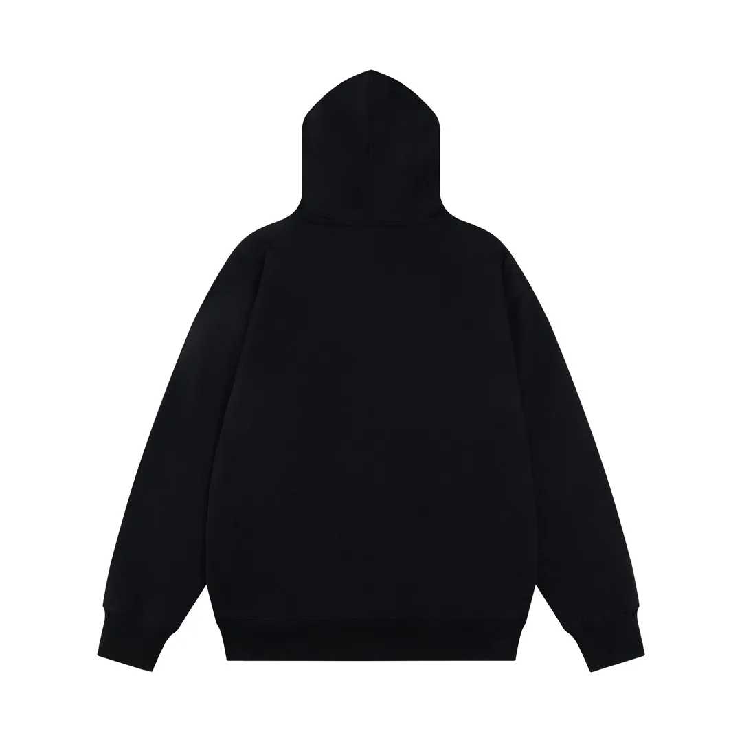 Logo Embroidery Cotton-Jersey Hoodie D20021177 — view 3
