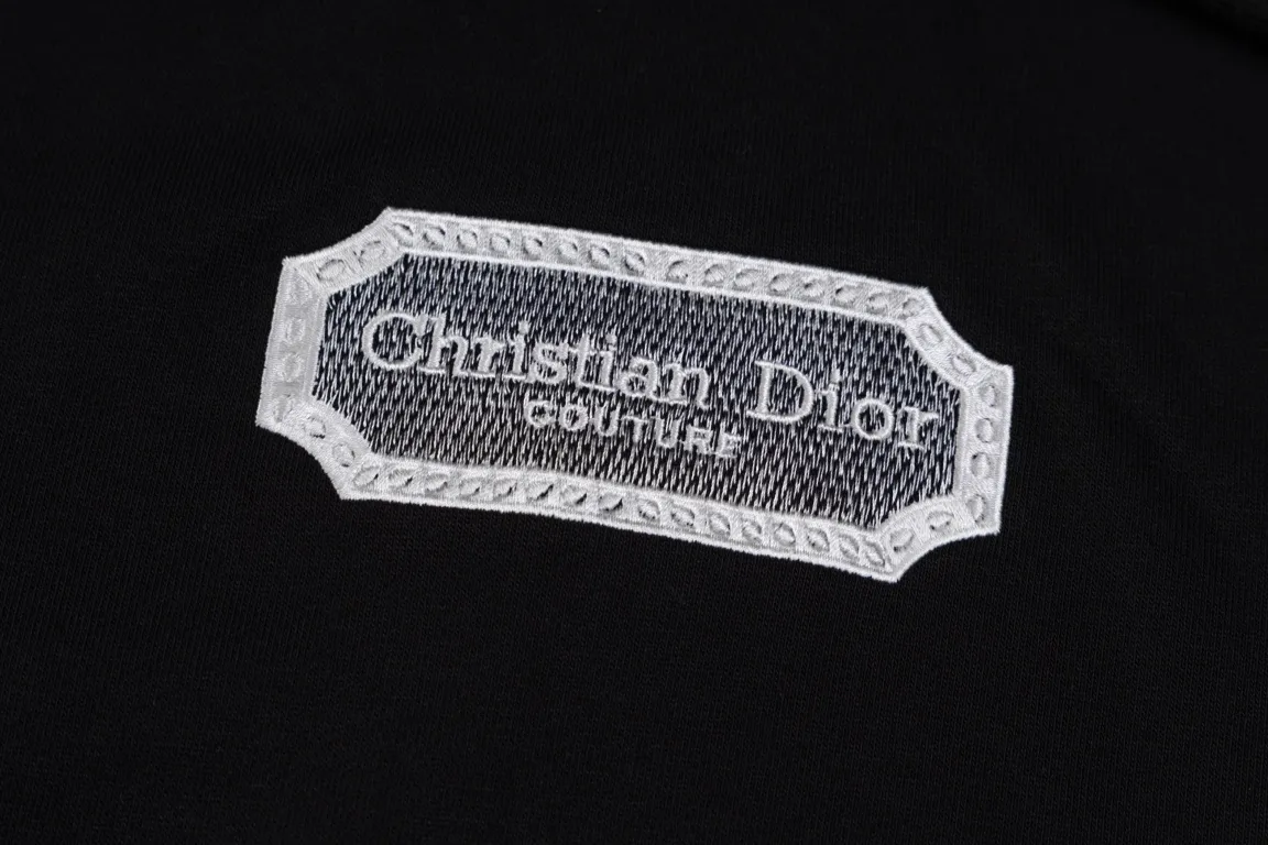 Logo Embroidery Cotton-Jersey Hoodie D20021177 — view 5