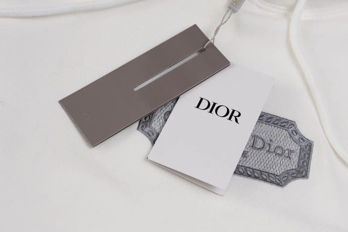 Christian Dior Couture Logo Embroidered Hoodie D20021179 — view 8