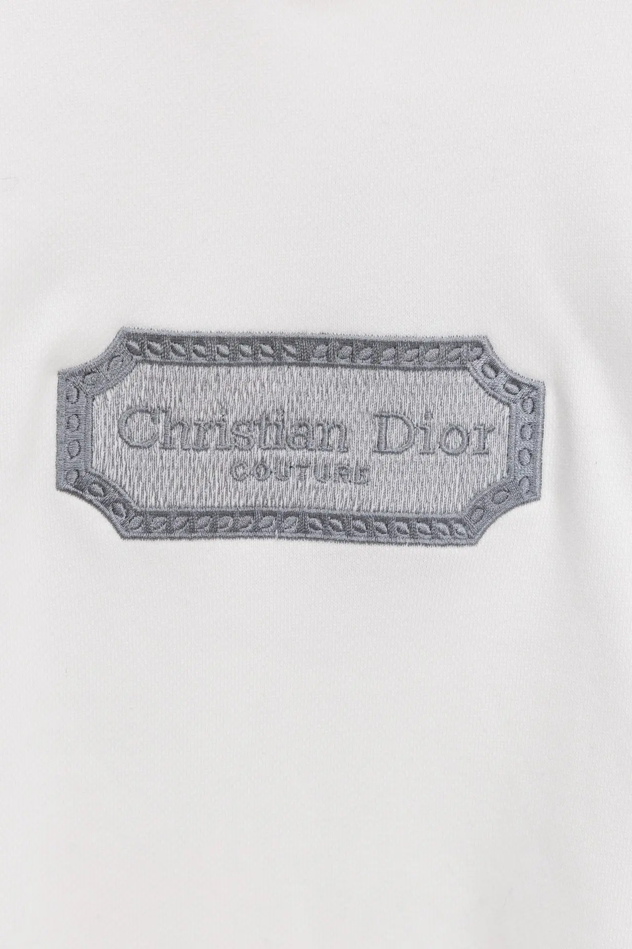 Logo Embroidery Cotton-Terry Hoodie D20021178 — view 5