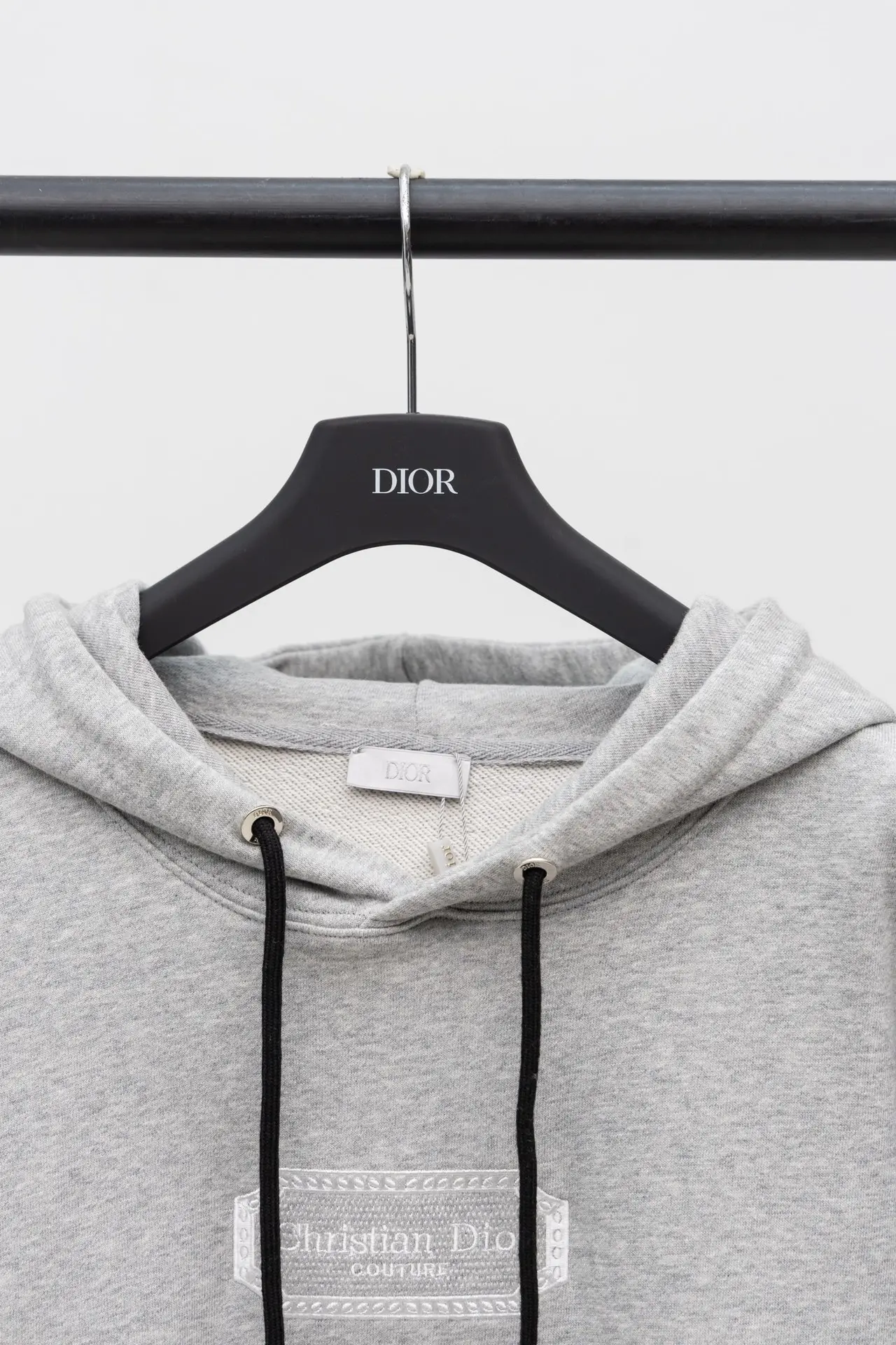 Logo Embroidery Cotton-Terry Hoodie D20021174 — view 3