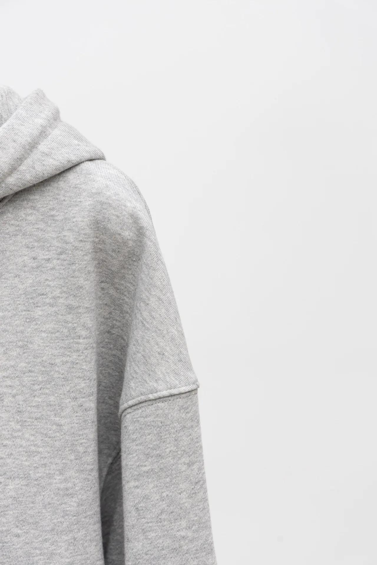 Logo Embroidery Cotton-Terry Hoodie D20021174 — view 6