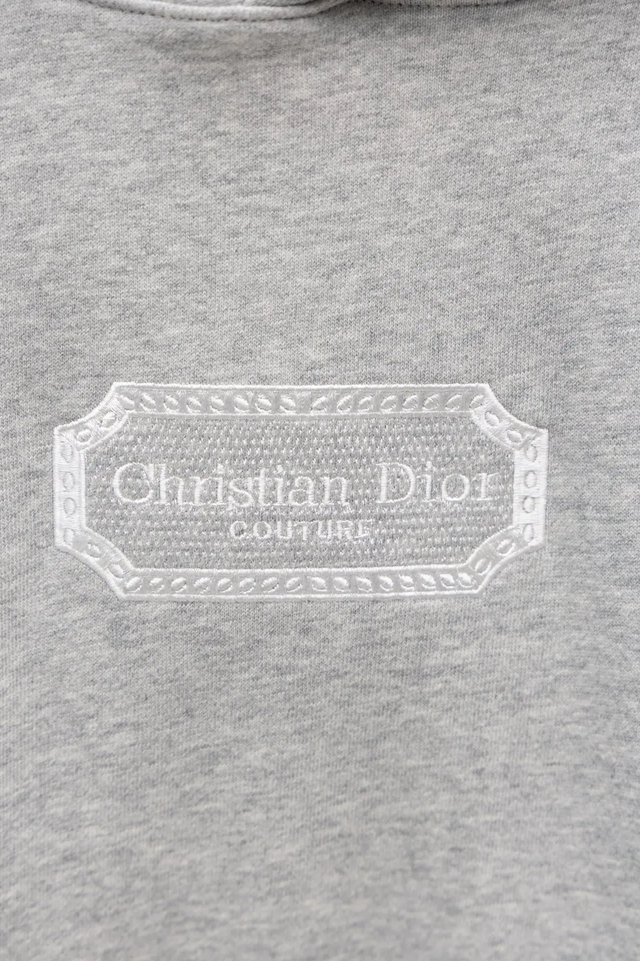 Logo Embroidery Cotton-Terry Hoodie D20021174 — view 7