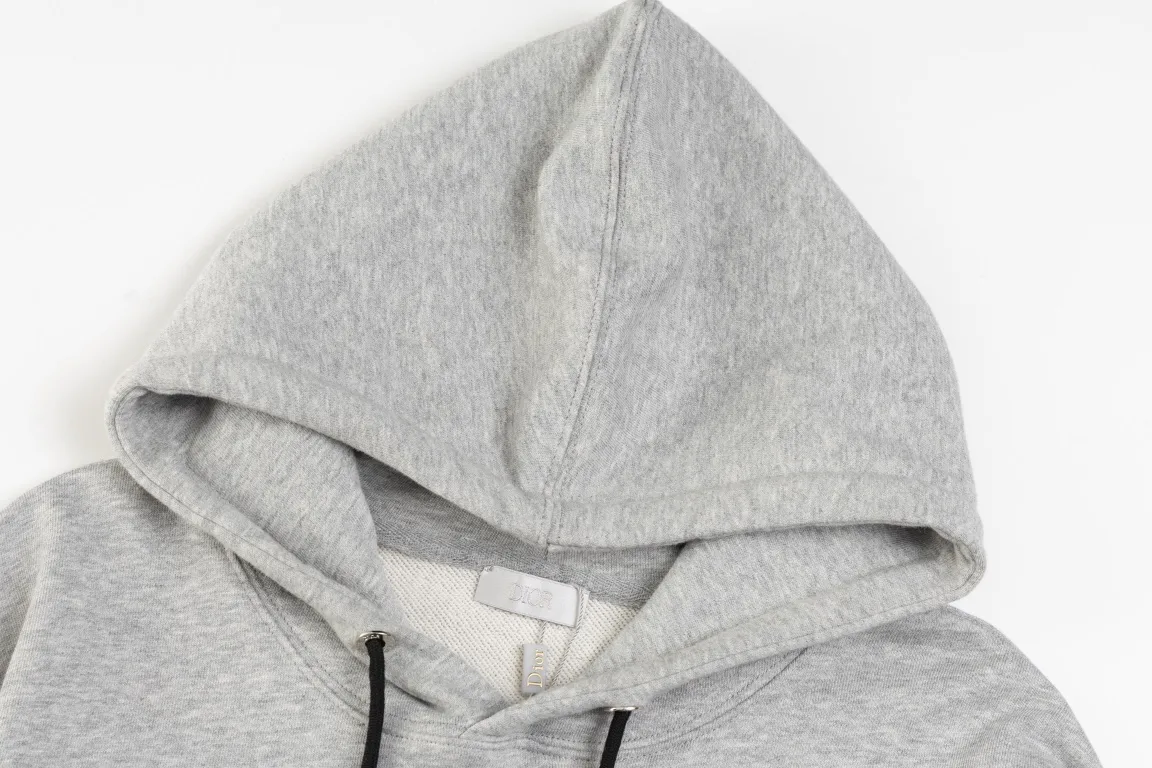 Logo-Embroidered Cotton-Jersey Hoodie D20021175 — view 4
