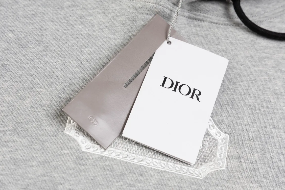 Logo-Embroidered Cotton-Jersey Hoodie D20021175 — view 7