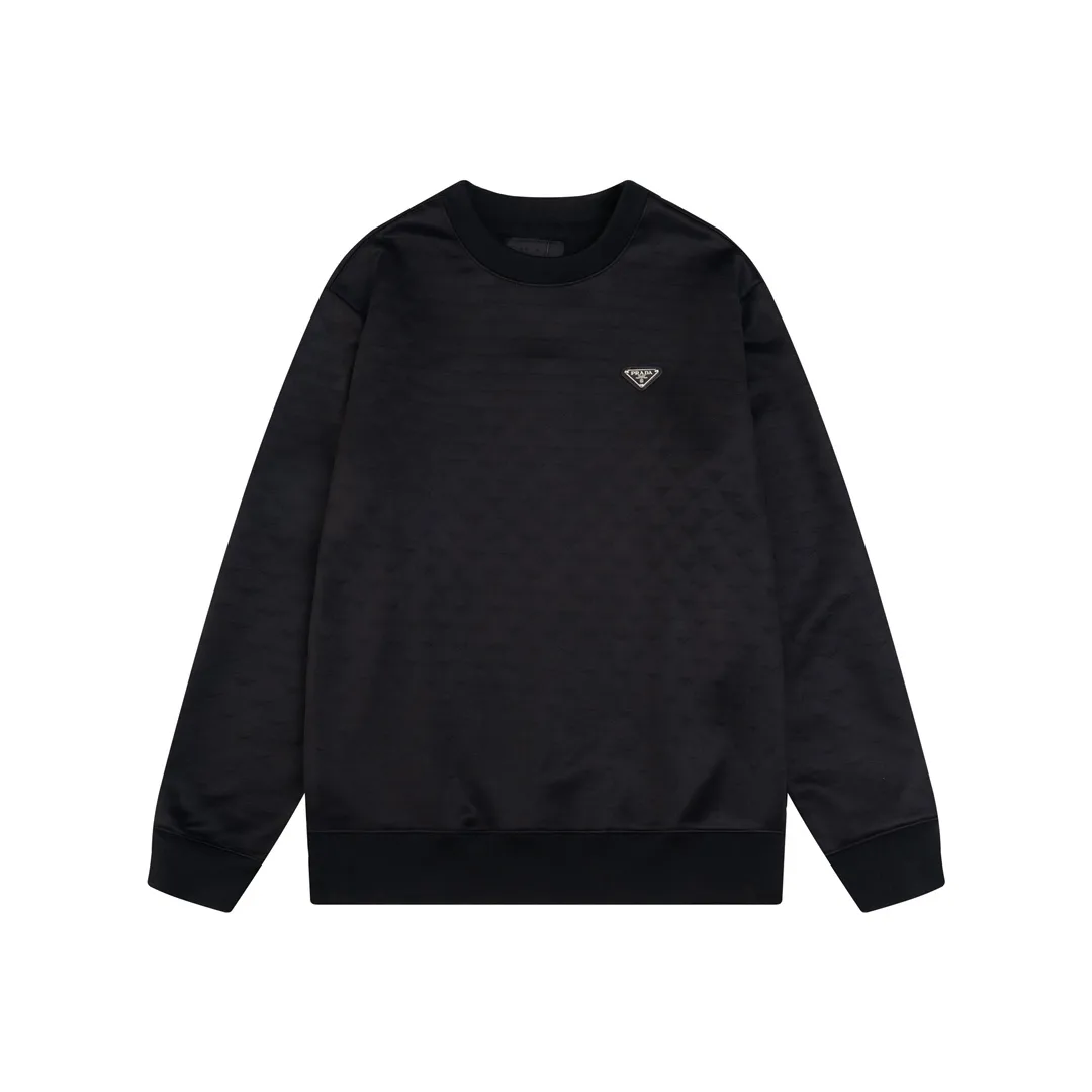 Triangle Jacquard Crew-Neck Sweatshirt D20021195 — view 2