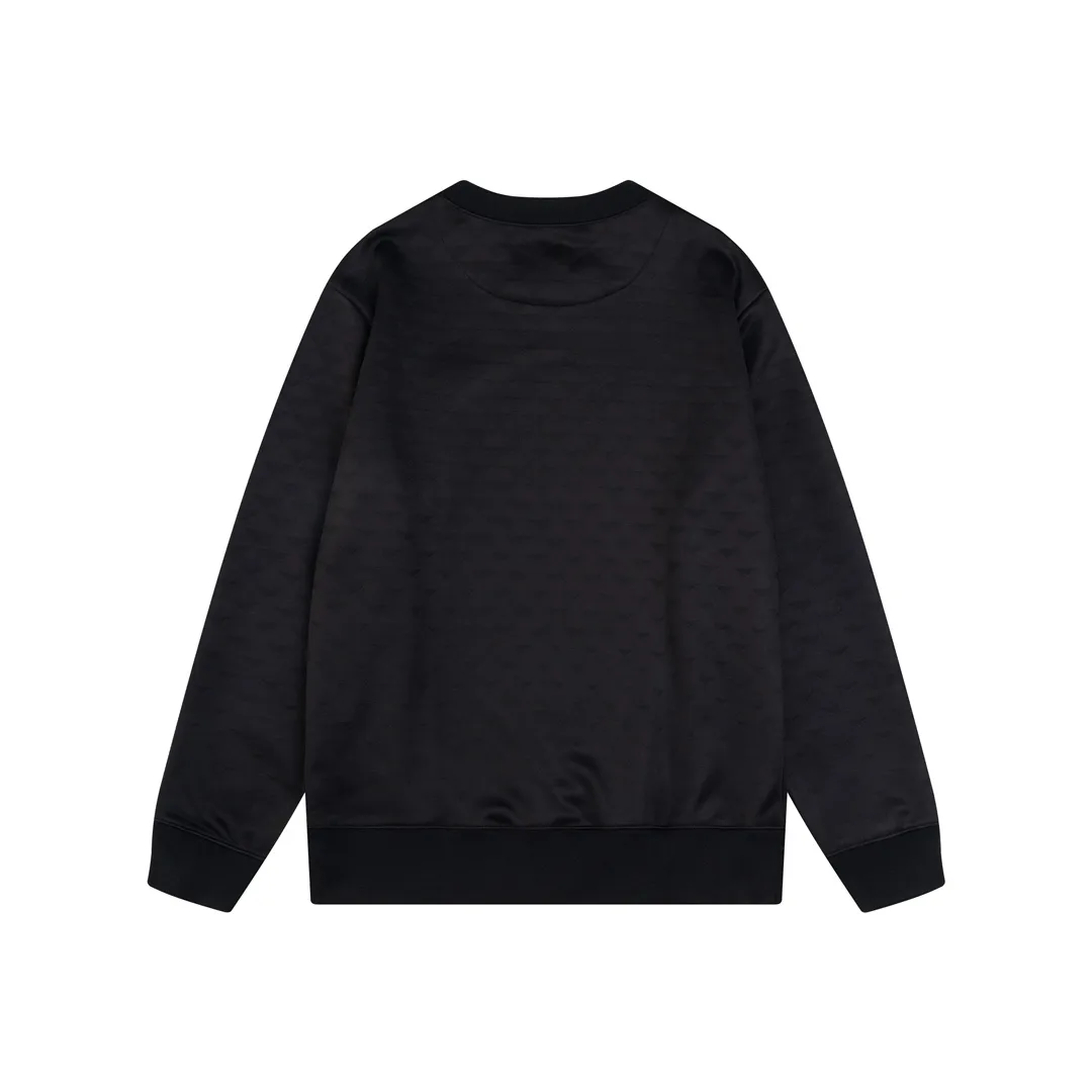 Triangle Jacquard Crew-Neck Sweatshirt D20021195 — view 3