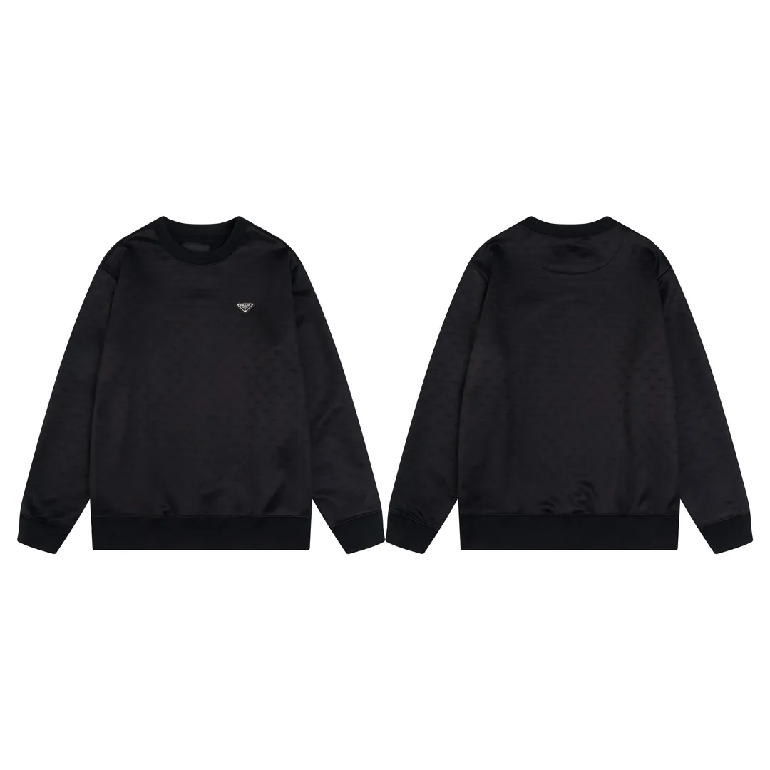 Triangle Jacquard Crew-Neck Sweatshirt D20021195 — view 12